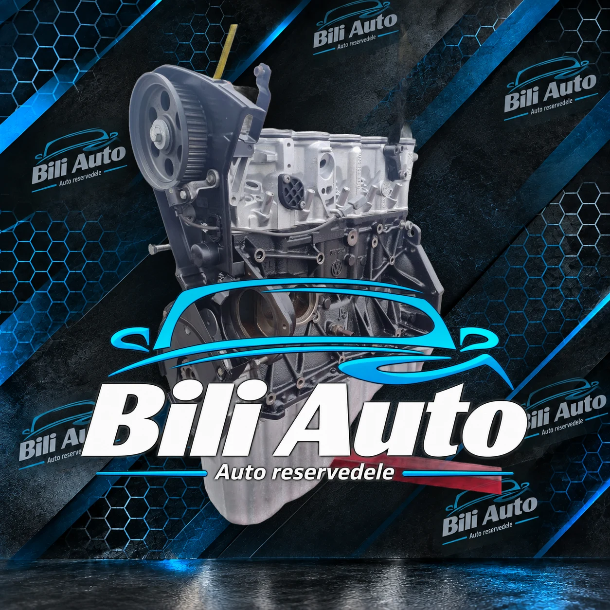 Volkswagen VW CRAFTER 2.5 - renoveret motor (long block) - Billede 2