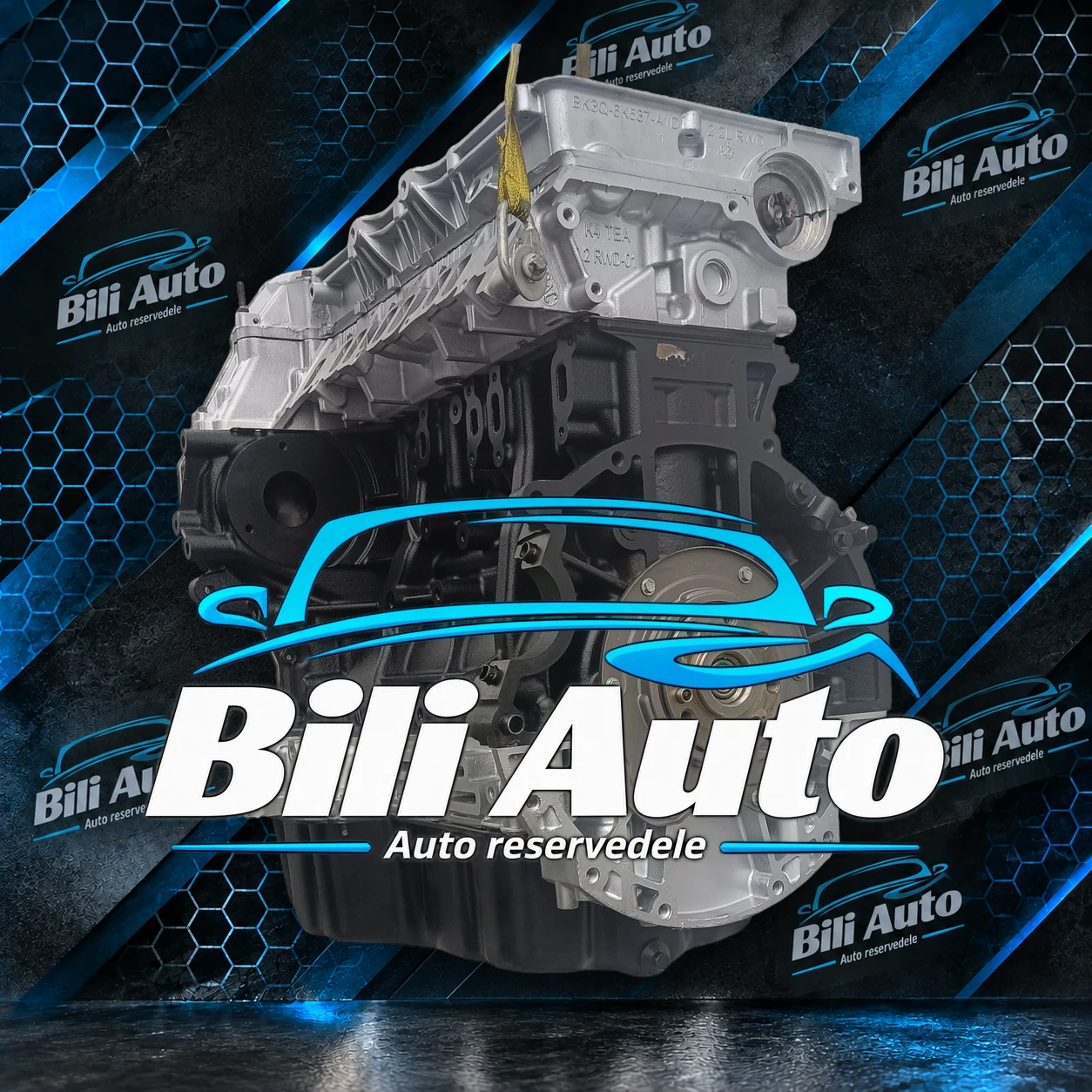 FORD Transit/Tourneo 2.2 CVRA - renoveret motor (long block) - Billede 2