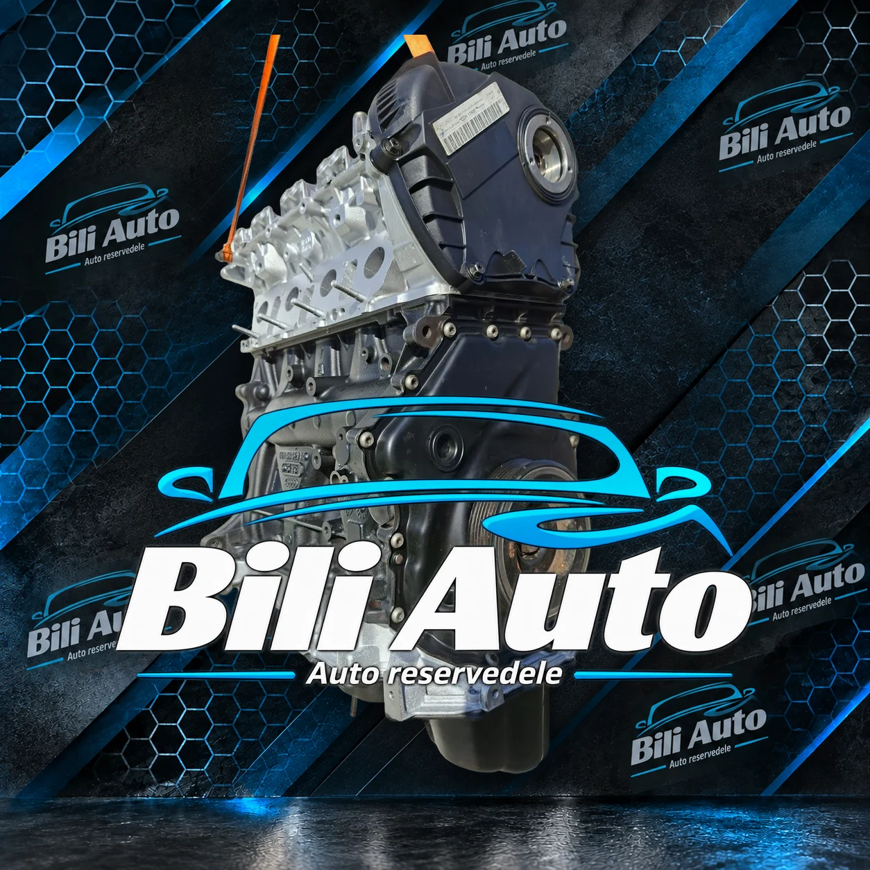 AUDI 2.0 CAEB (8K) - renoveret motor (long block) - Billede 2