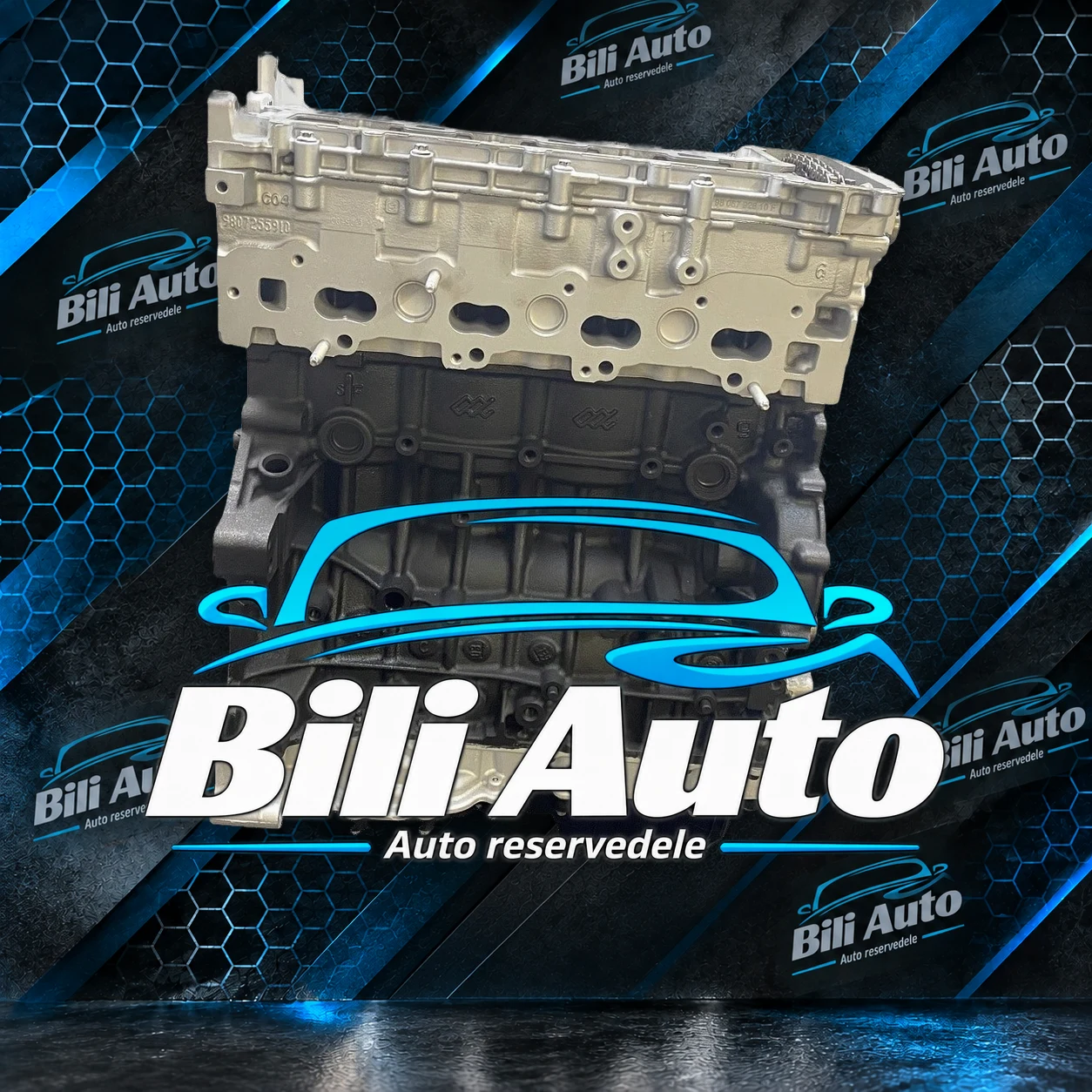 Citroen Jumper III/Relay III U9 2.2 DW12RUD (4HB) - renoveret motor (long block) - Billede 3