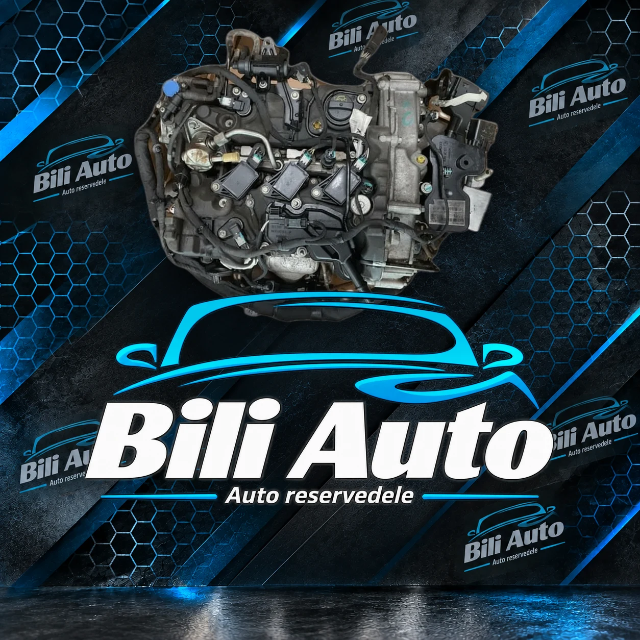 Ford Focus 1.0 B3DA 101 HK 74kW ny komplet B3DA000 - fabriksny motor - Billede 2