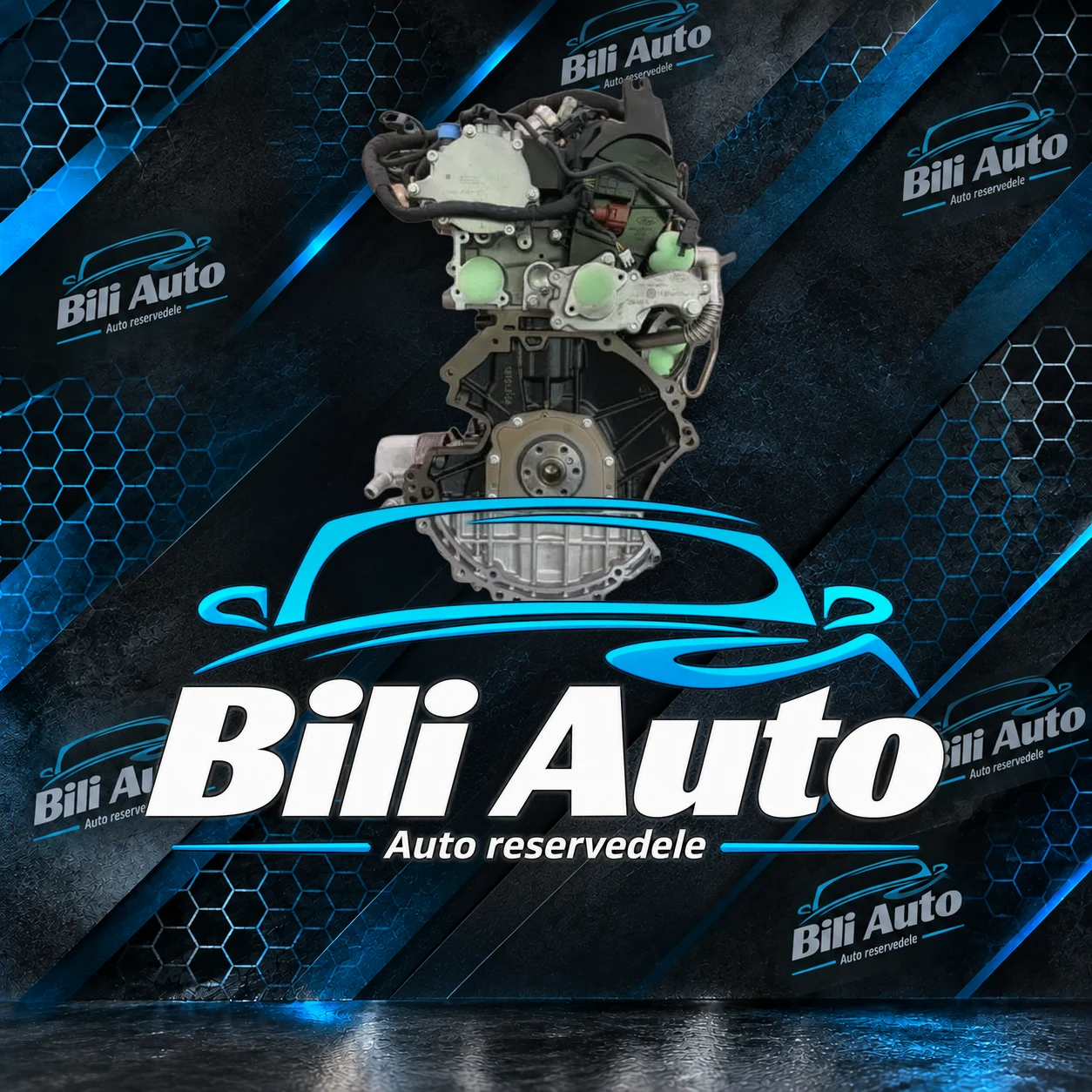 Ford Focus 1.0 B3DA 101 HK 74kW ny komplet B3DA000 - fabriksny motor - Billede 5