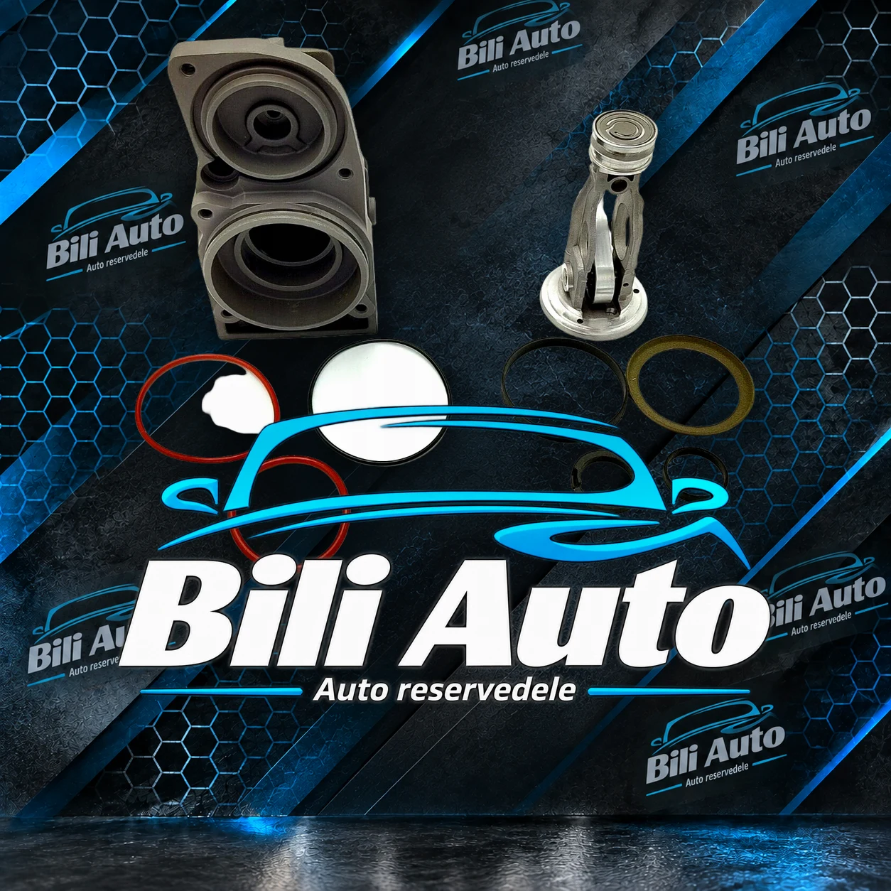 Reparationssæt luftkompressor Mercedes ML W164 GL X164 R-Klasse W251 - Billede 3
