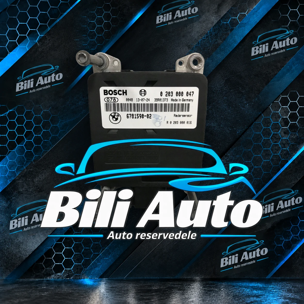 Radar Distronic ACC BMW 5 E60 E61 LCI 6 E63 E64 66316781590 - Billede 4