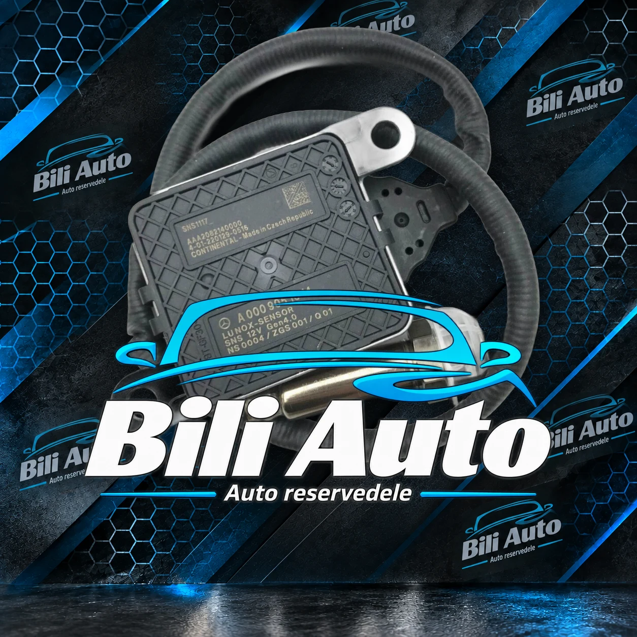 NOx-sensor Mercedes CLA W118 GLE W167 C W205 W213 W222 W447 Sprinter A0009050914 - Billede 4