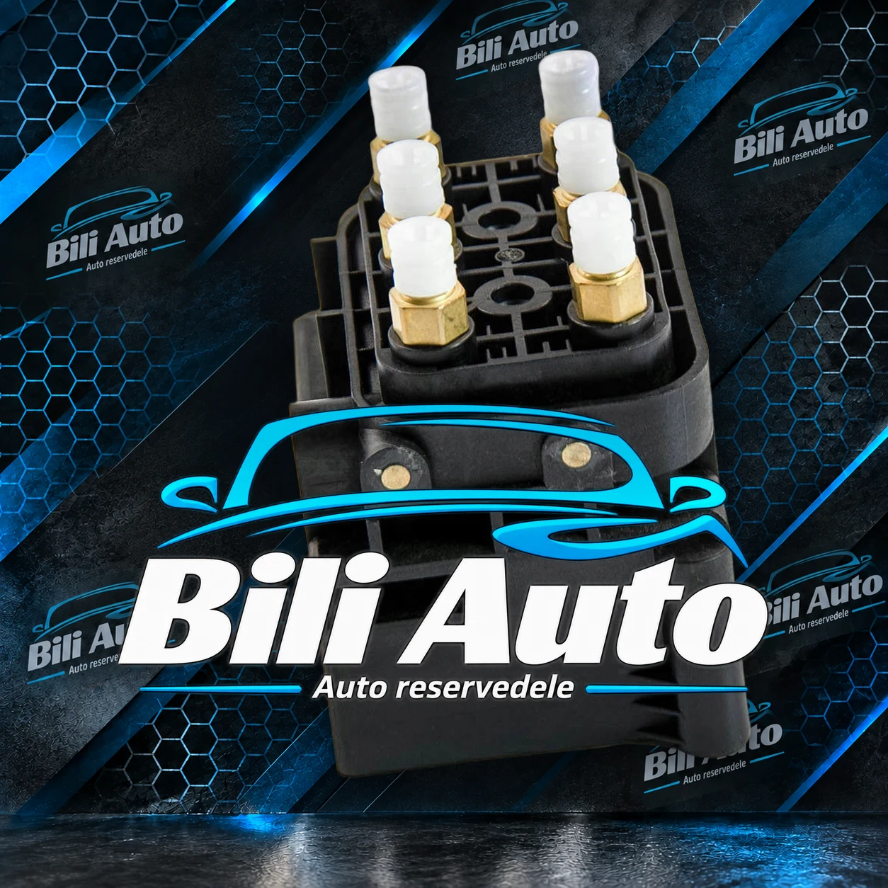 Ventilblok luftaffjedring Audi Q7 VW Touareg 7L 4L0698007A - Billede 2