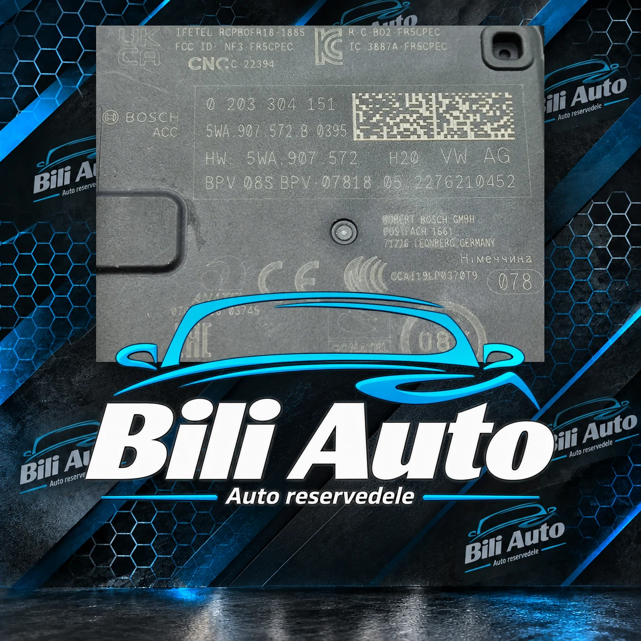 Radar sensor VW Golf VIII Caddy Transporter 5WA.907.572.A - Billede 5