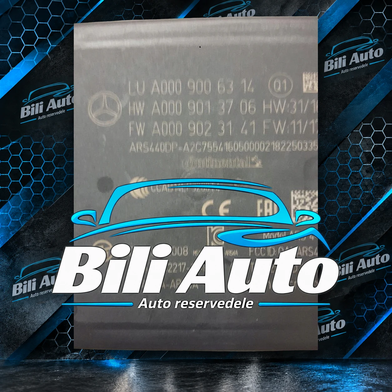 Radar Distronic Mercedes W222 W217 W213 A0009006314 - Billede 3
