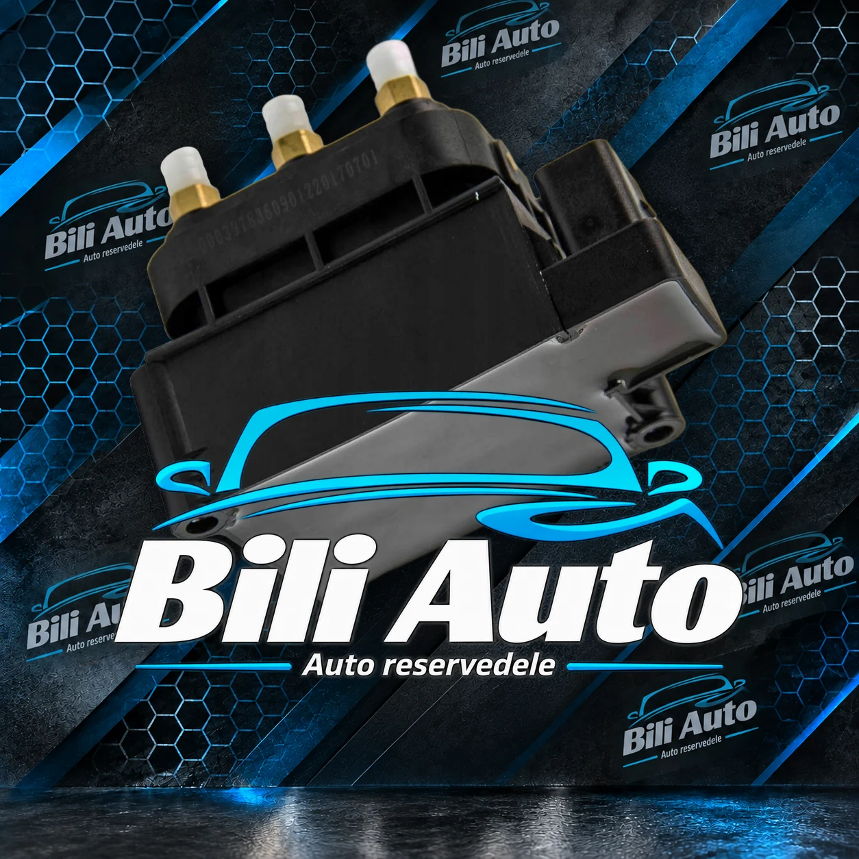 Ventilblok luftkompressor Audi Q7 VW Touareg Porsche Cayenne 7L0698014 - Billede 3