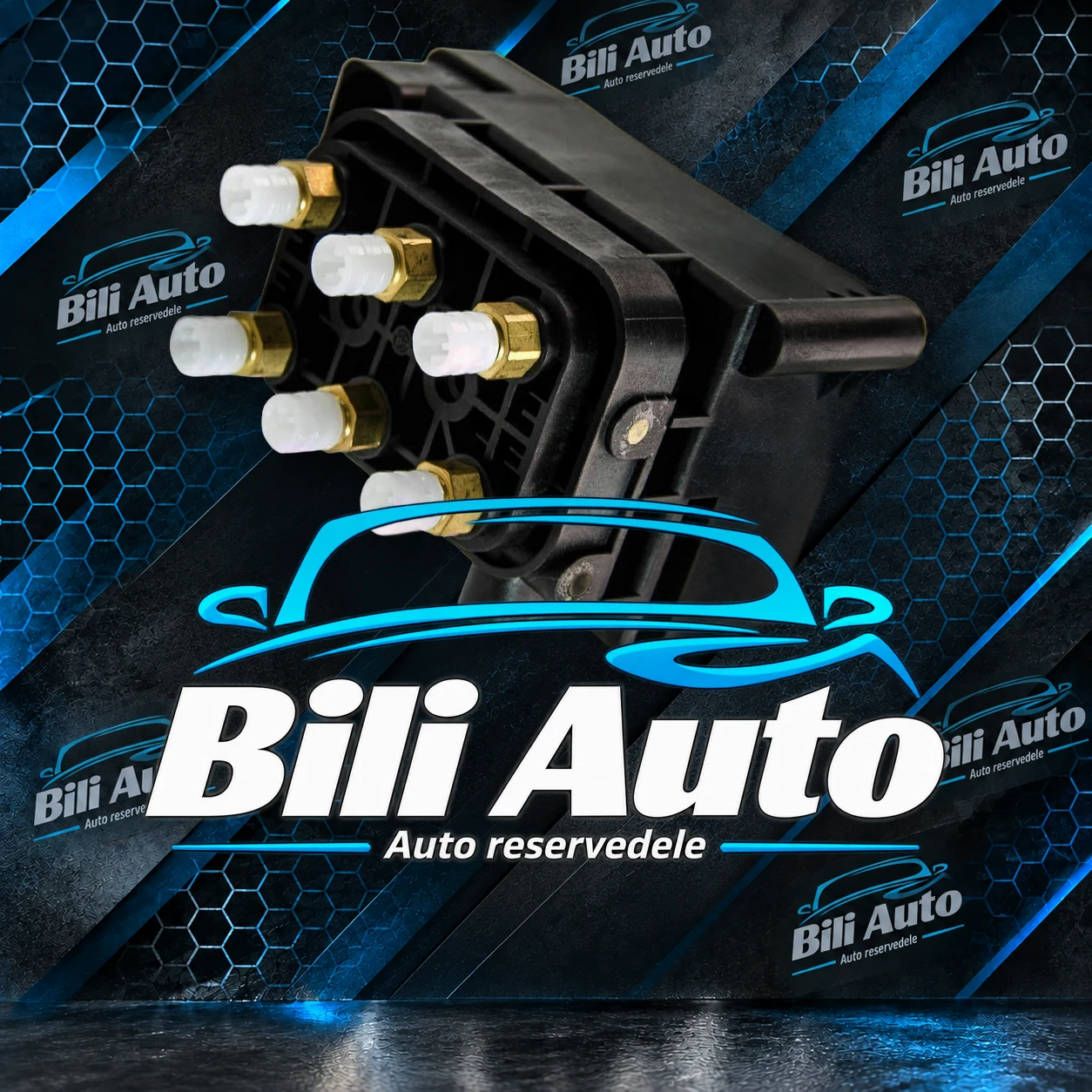 Ventilblok luftkompressor Audi Q7 VW Touareg Porsche Cayenne 7L0698014 - Billede 4