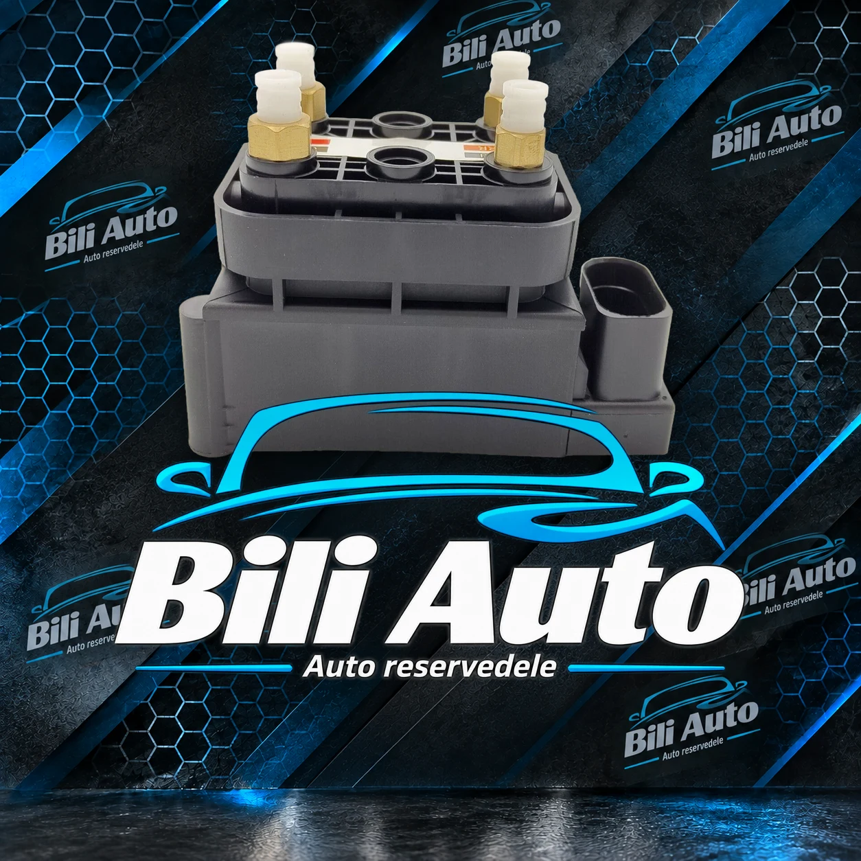 Ventilblok luftkompressor Jaguar XJ X351 AW933B486AB - Billede 3