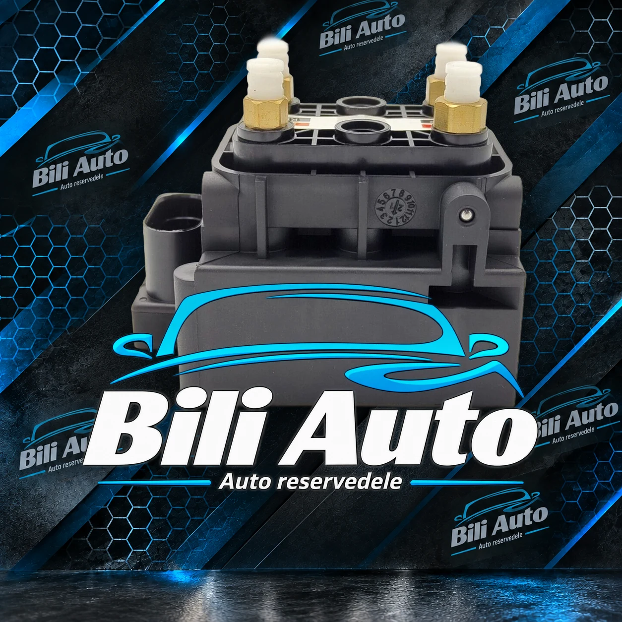 Ventilblok luftkompressor Jaguar XJ X351 AW933B486AB - Billede 5
