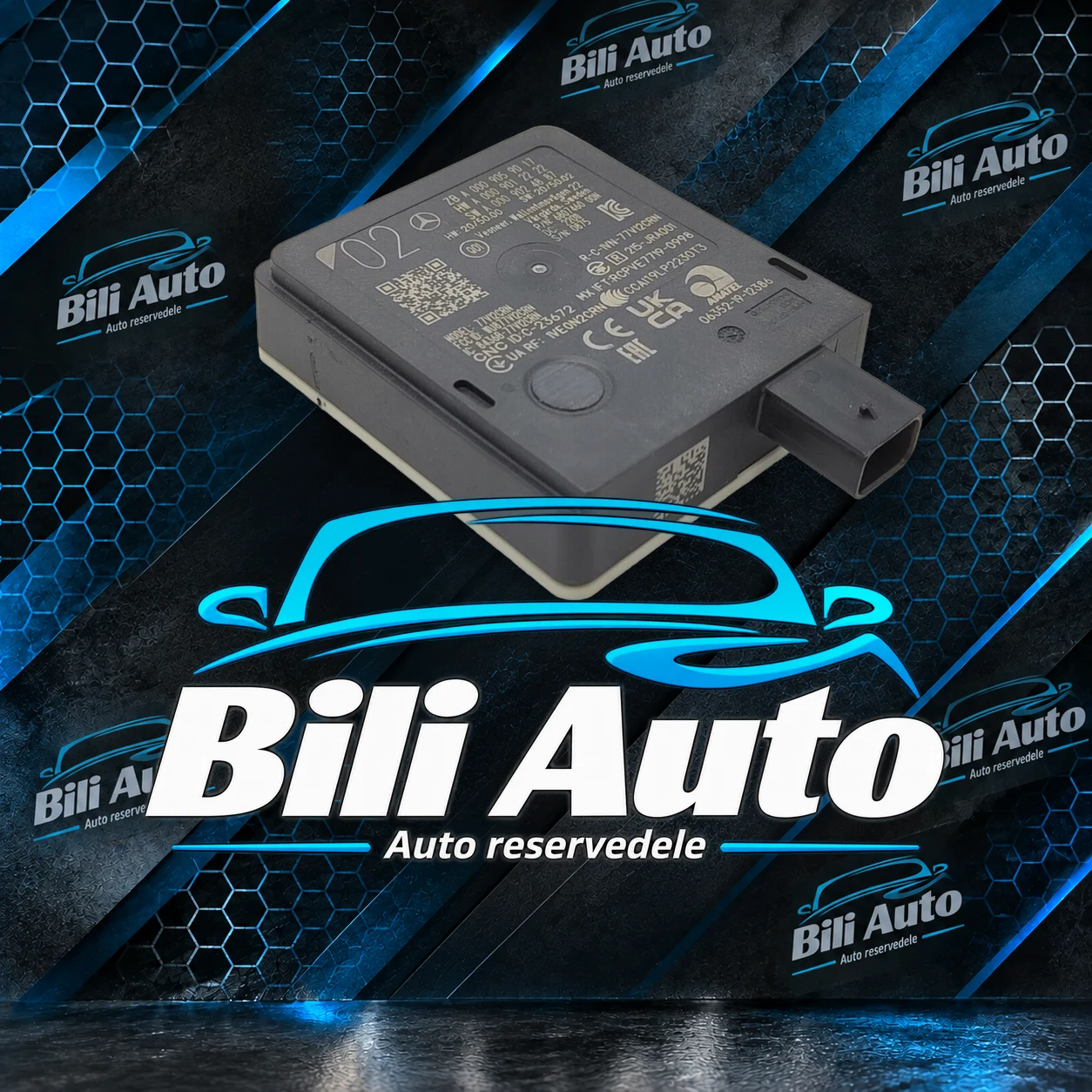 Radarsensor Mercedes W206 S206 GLC W254 V254 C254 EQS V297 A0009059017 - Billede 2