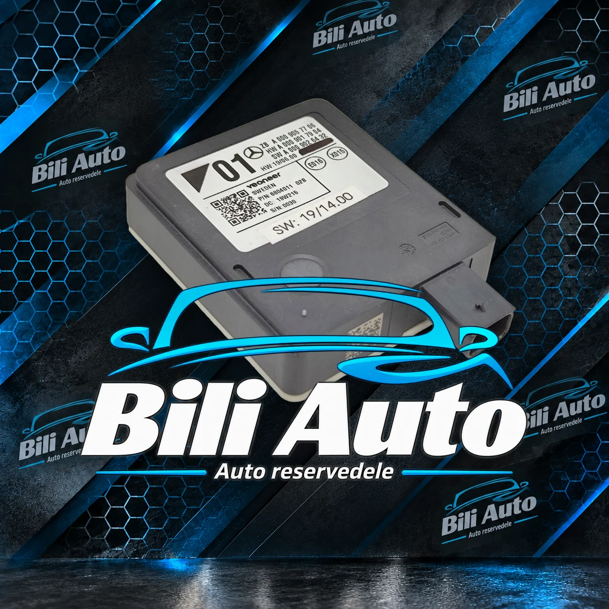 Radarsensor Mercedes A0009057706 A0009017904 A0009026432 - Billede 2