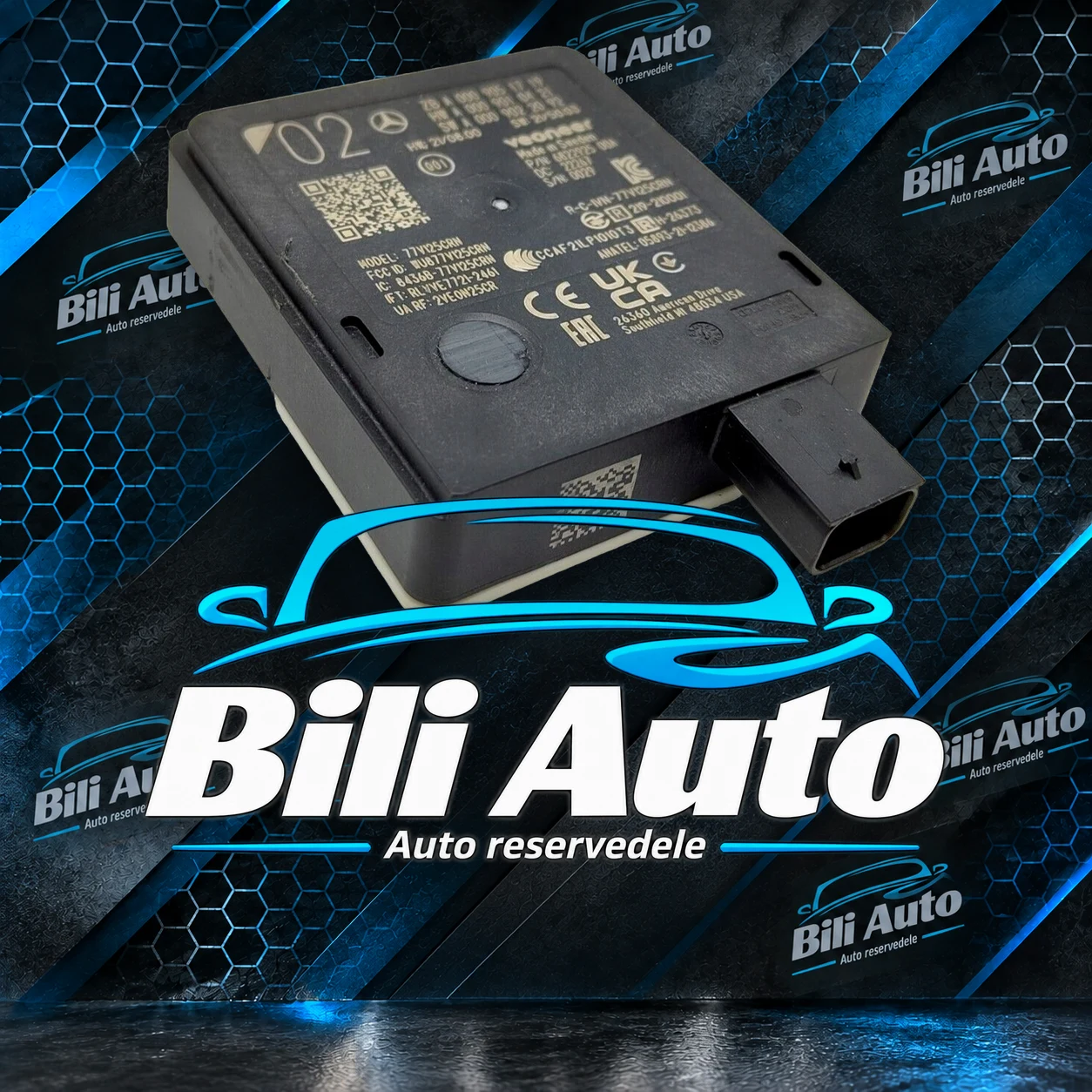 Radarsensor Mercedes S-klasse W223 EQS V297 A0009051719 - Billede 2