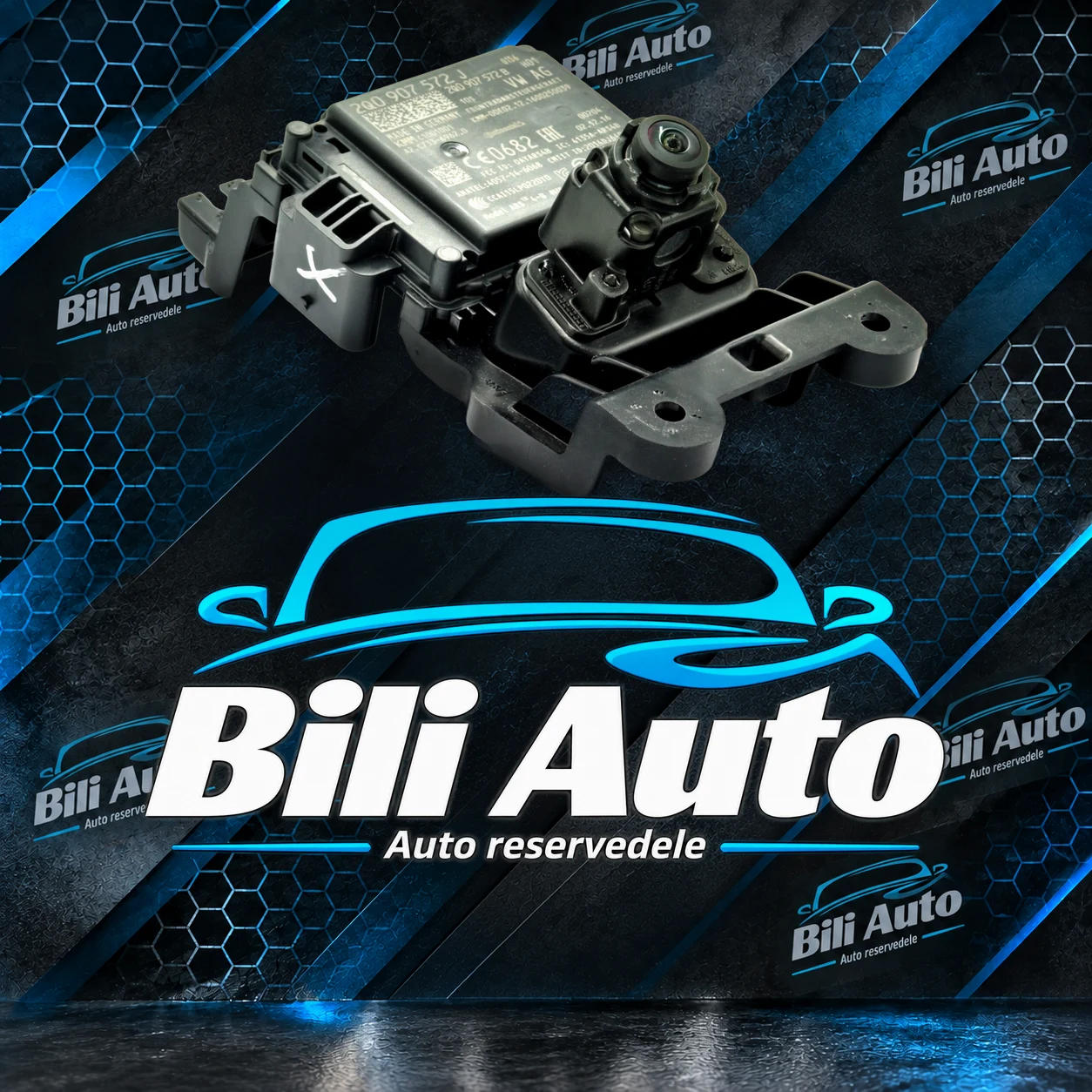 Radarsensor med kamera VW Tiguan Seat Ateca Audi Q2 Skoda Kodiaq 2Q0.907572J - Billede 2