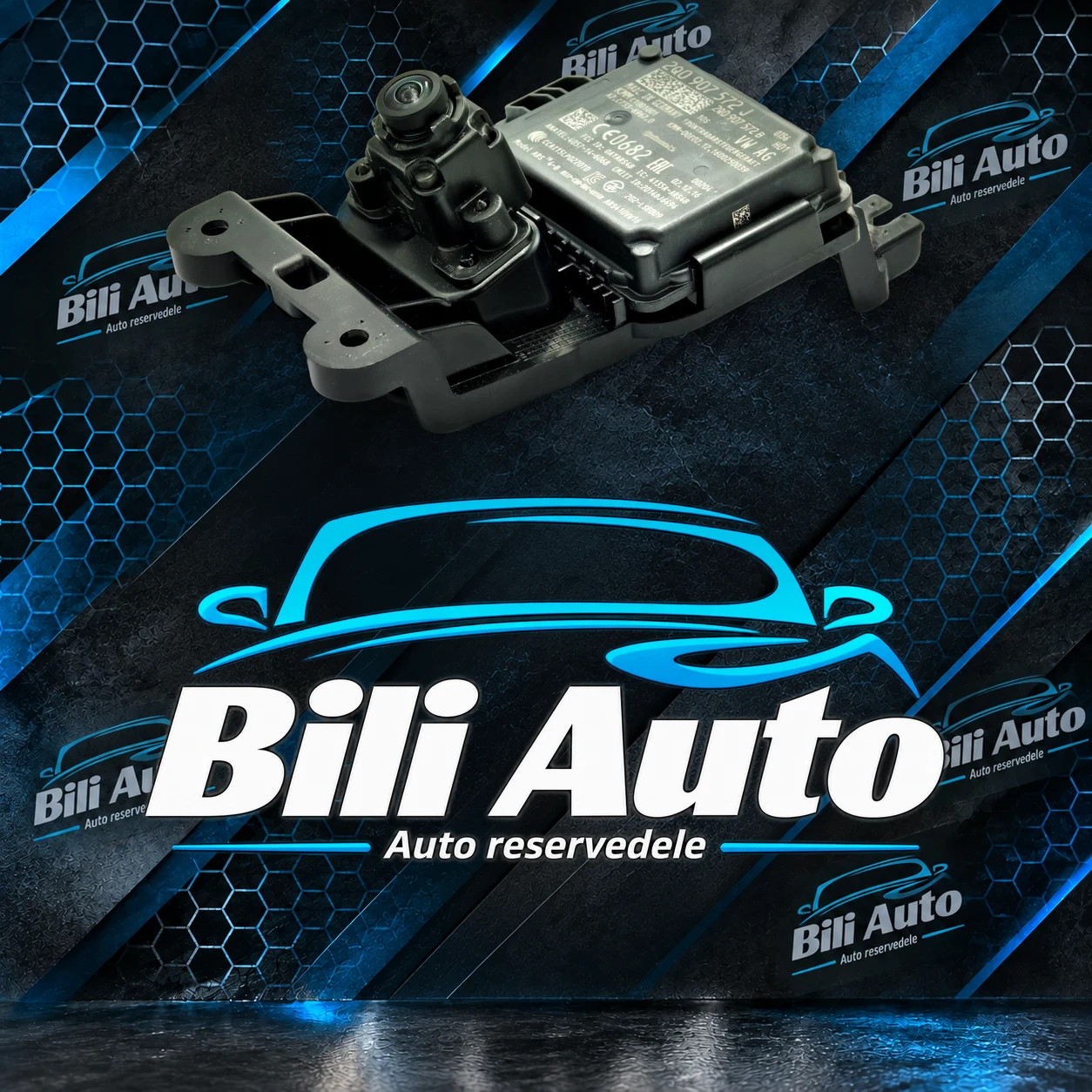 Radarsensor med kamera VW Tiguan Seat Ateca Audi Q2 Skoda Kodiaq 2Q0.907572J - Billede 3
