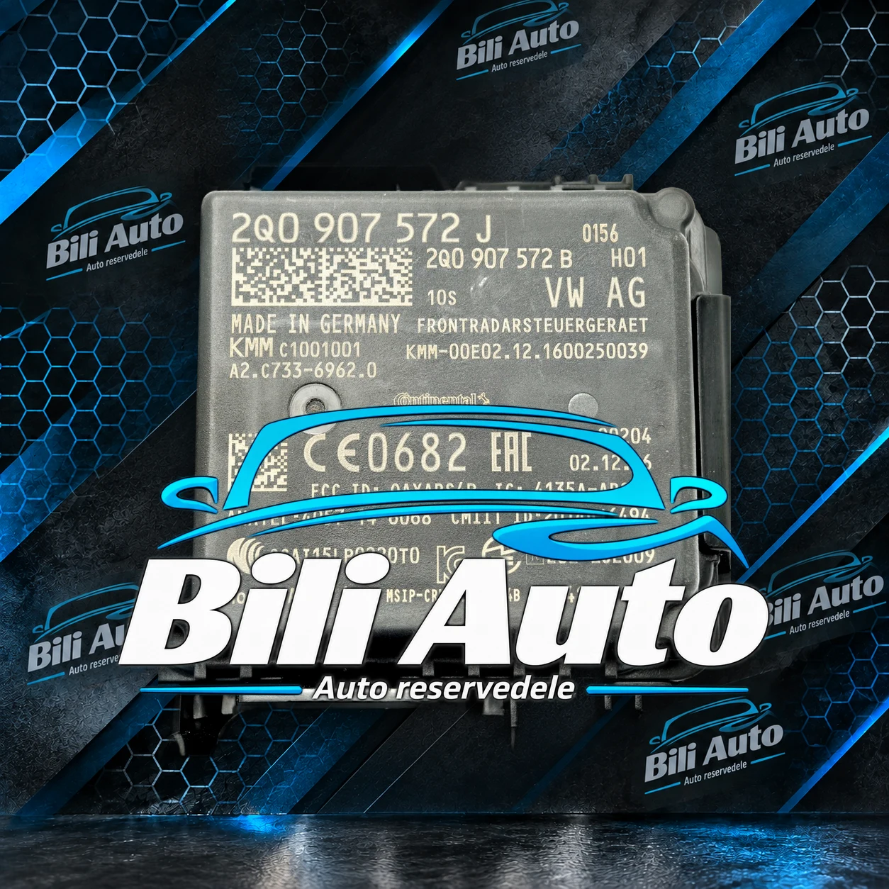 Radarsensor med kamera VW Tiguan Seat Ateca Audi Q2 Skoda Kodiaq 2Q0.907572J - Billede 4