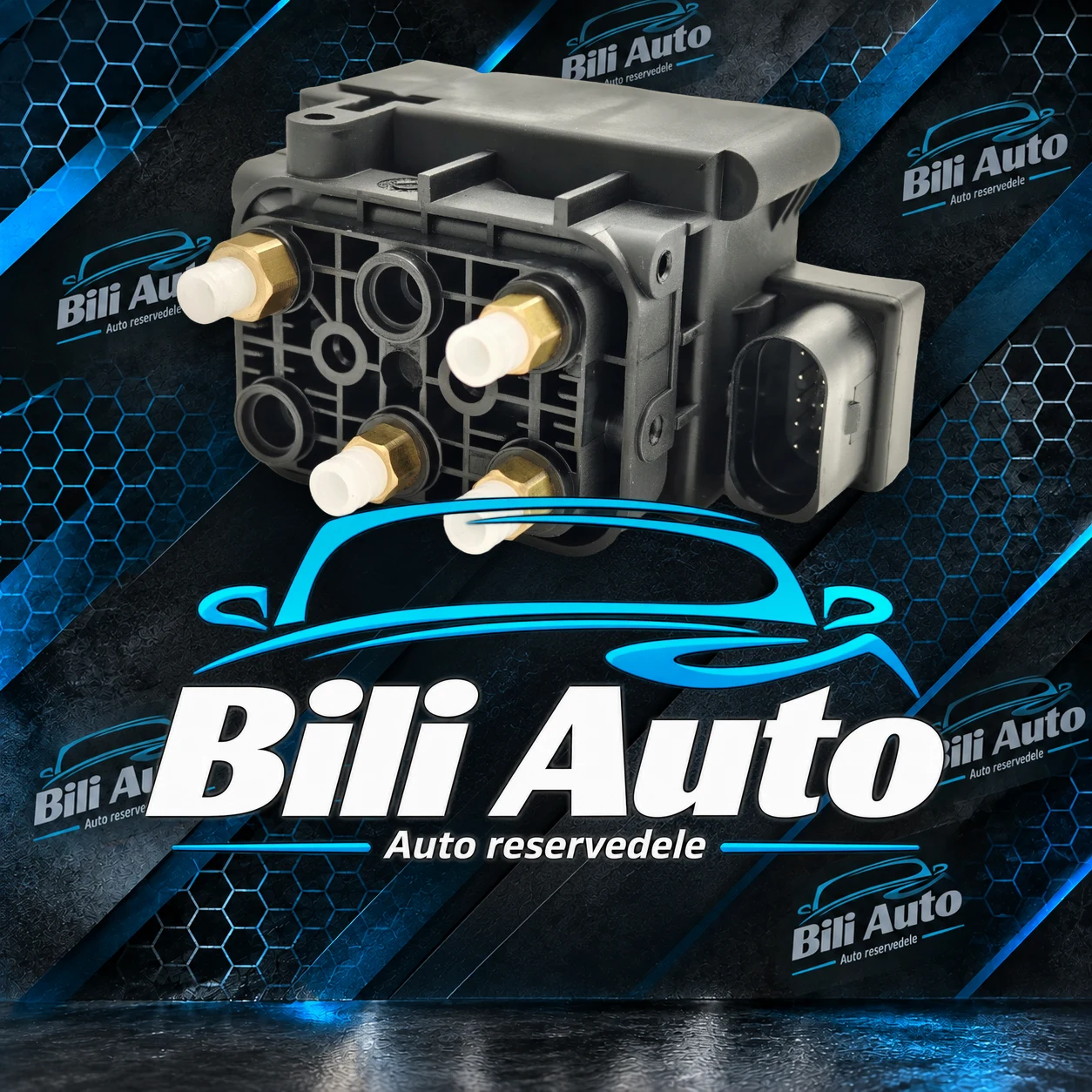 Ventilblok luftaffjedring Mercedes W212 E63 AMG CLS W218 A2123200000 - Billede 3