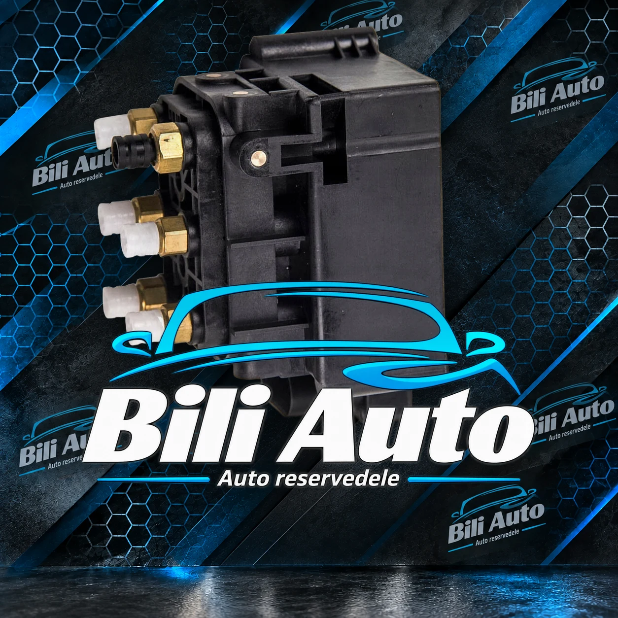 Ventilblok luftaffjedring Mercedes ML W166 GL X166 GLE GLS A2513200058 - Billede 3