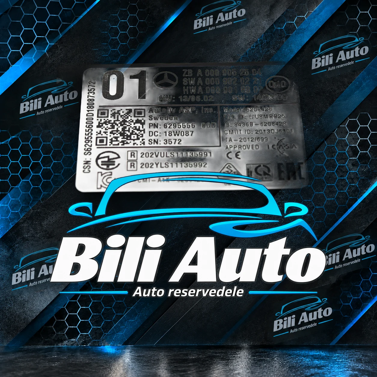 Radar sensor Mercedes W176 W246 CLA W117 W212 C207 - Billede 3