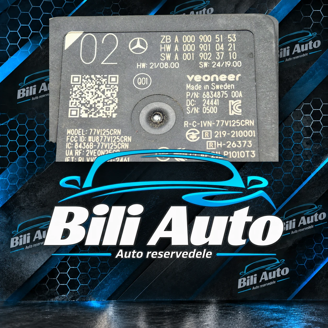 Radarsensor Mercedes A0009005153 A0009005450 A0009054419 A0009001049 - Billede 2