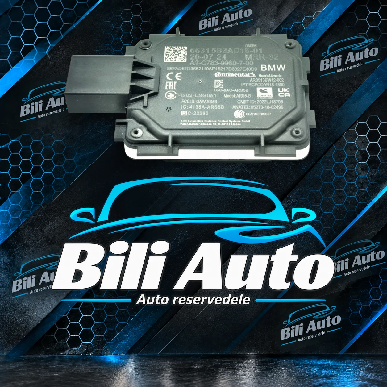 Radarsensor ACC BMW 1 F70 2 F74 G45 U06 5 G60 G61 7 G70 66315B3AD16