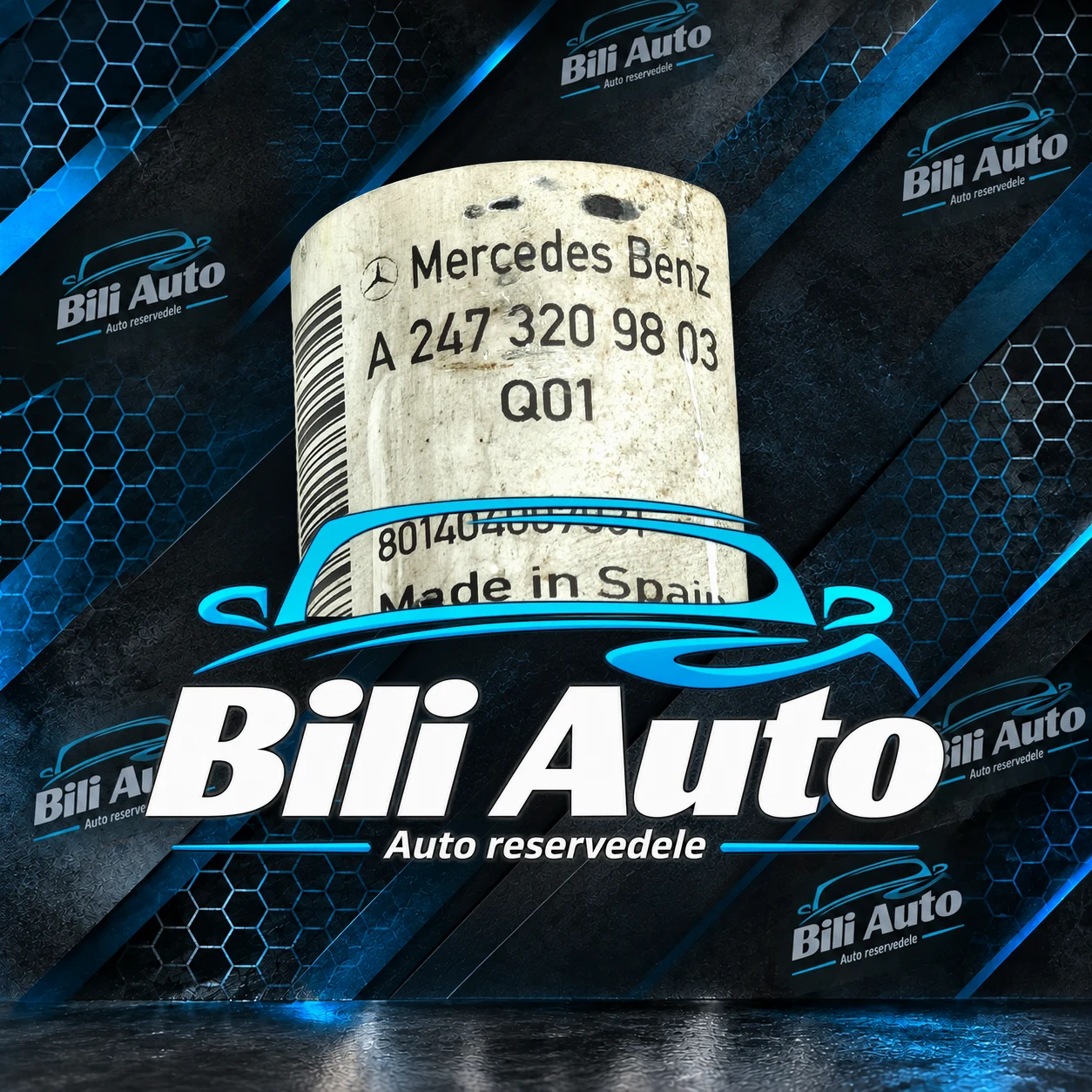 Luftfjederben bag Mercedes GLA H247 A2473209803 - Billede 2