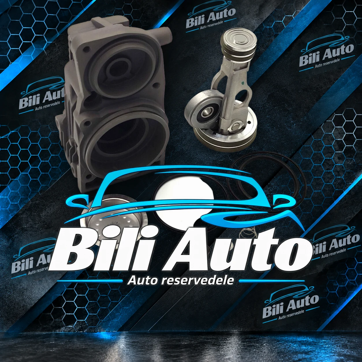Reparationssæt luftkompressor Range Rover L322 2002-2012 AMK