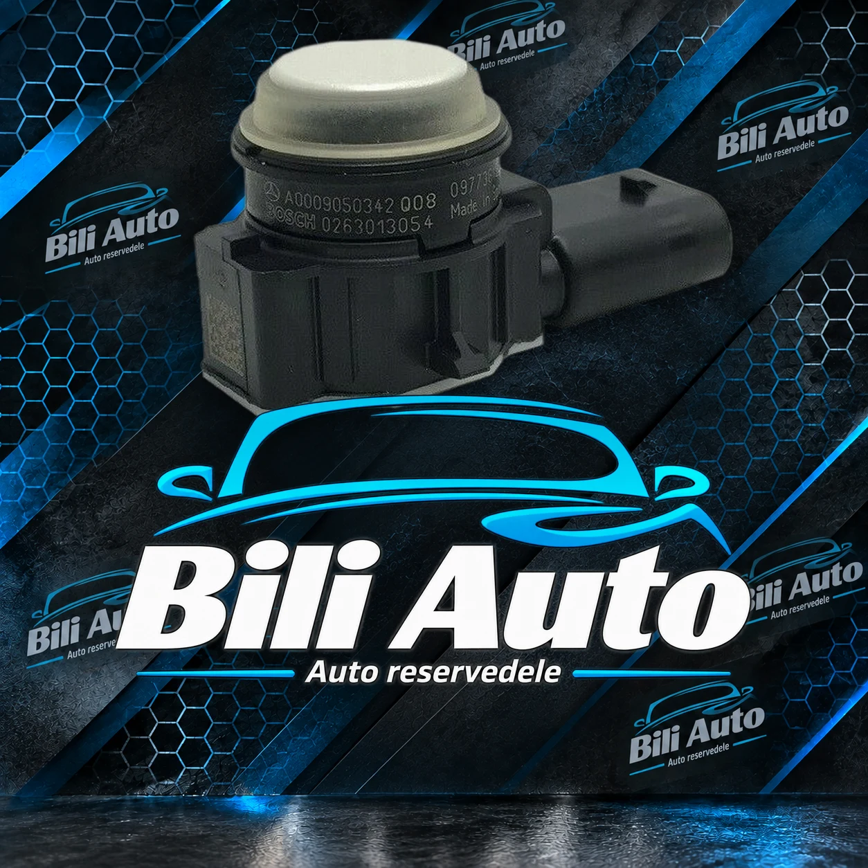 Parkeringssensor Mercedes A0009050342 hvid - Billede 2