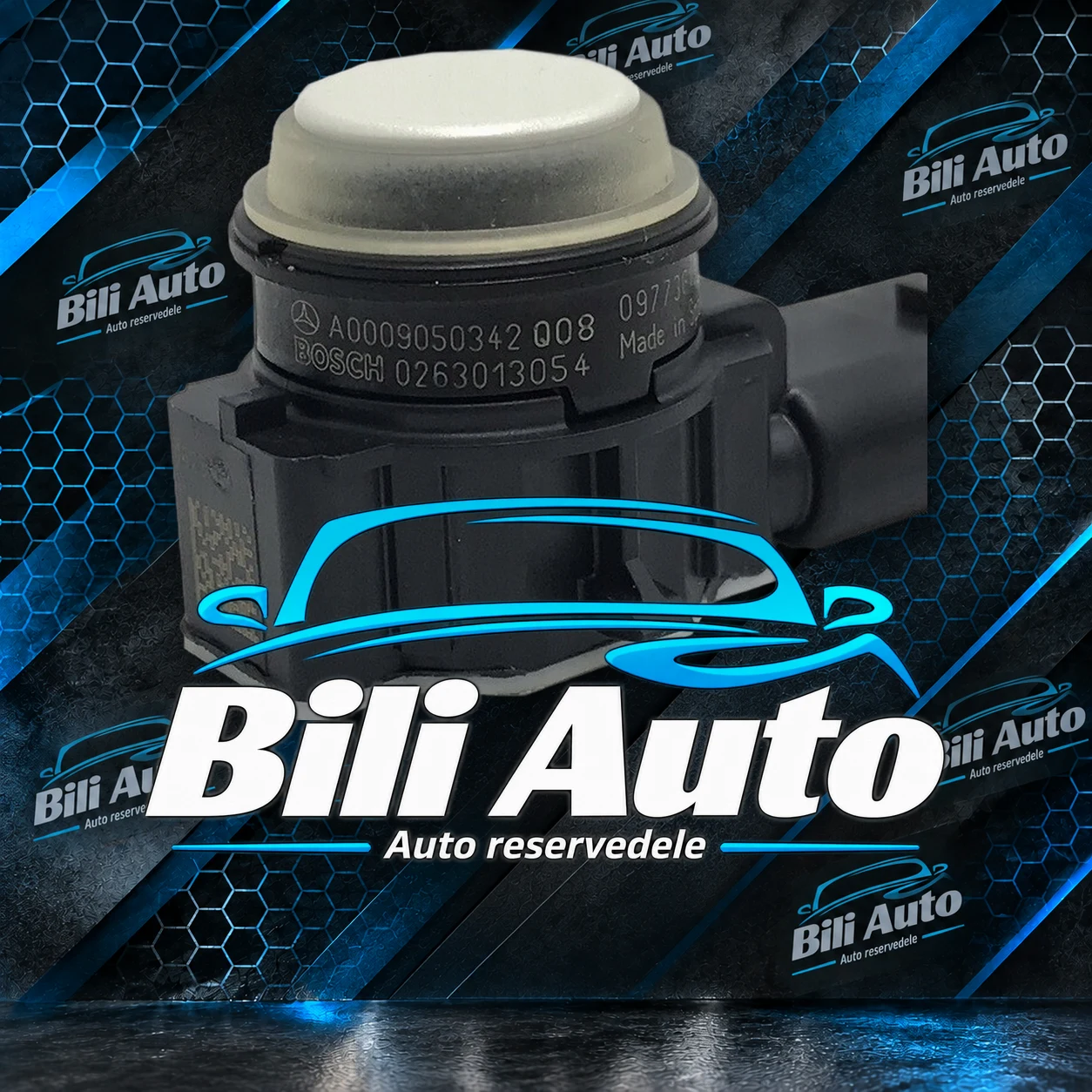 Parkeringssensor Mercedes A0009050342 hvid - Billede 3