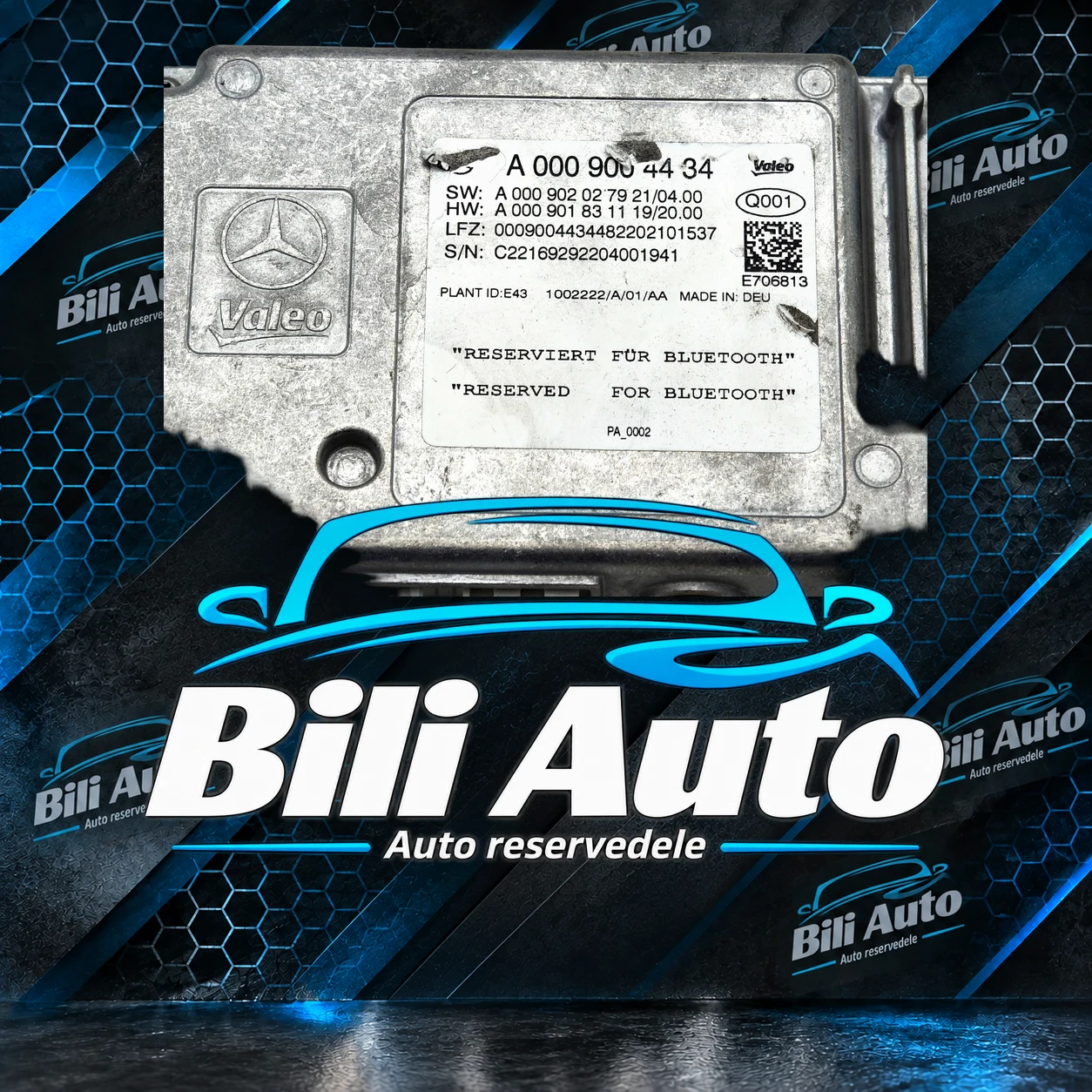 PDC Bluetooth modul Mercedes A W177 CLA W118 GLE W167 GLS X167 A0009004434 - Billede 4