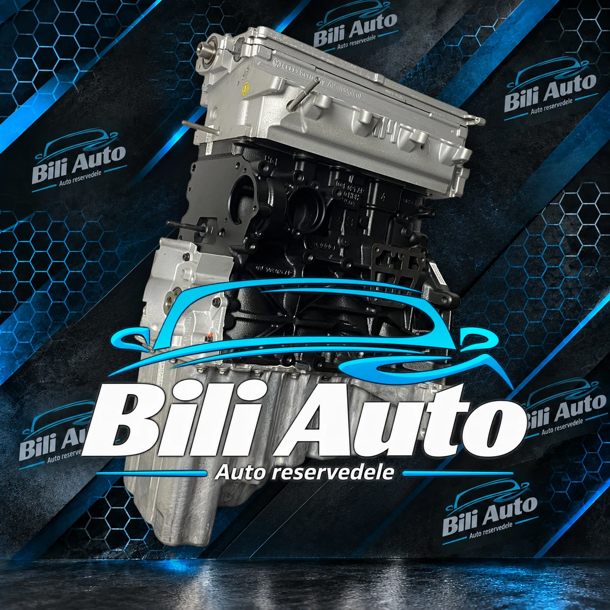2.0 TDI BiTDI VW Transporter T5 T6 Crafter Amarok CDC CFC CKU CSH CKT - renoveret motor (long block) - Billede 3