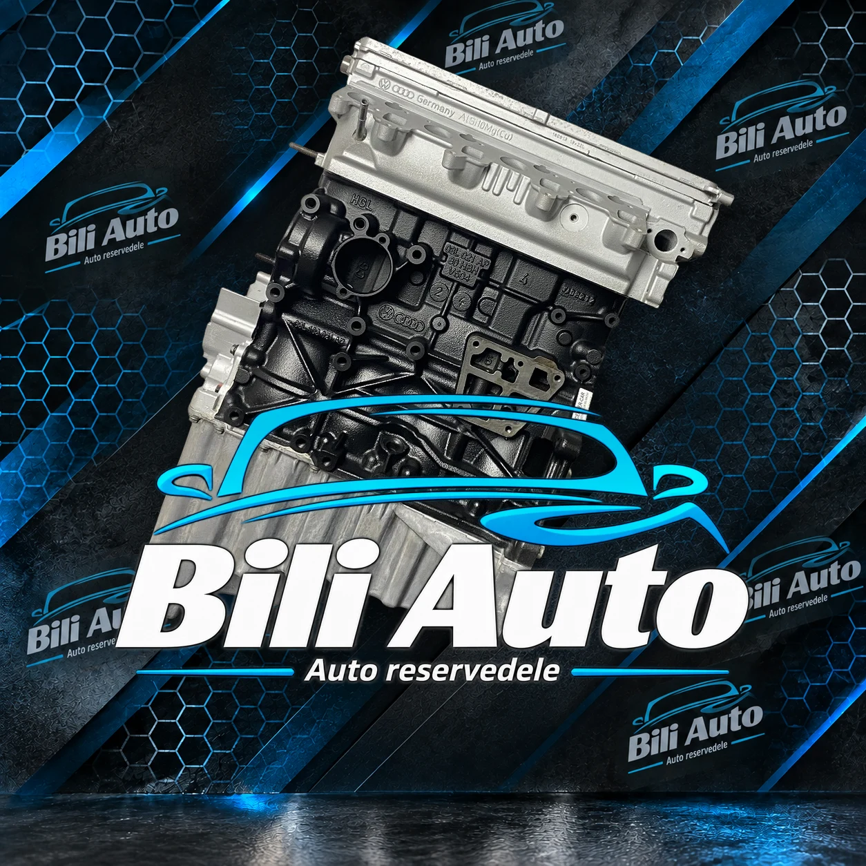 2.0 TDI BiTDI VW Transporter T5 T6 Crafter Amarok CDC CFC CKU CSH CKT - renoveret motor (long block) - Billede 4