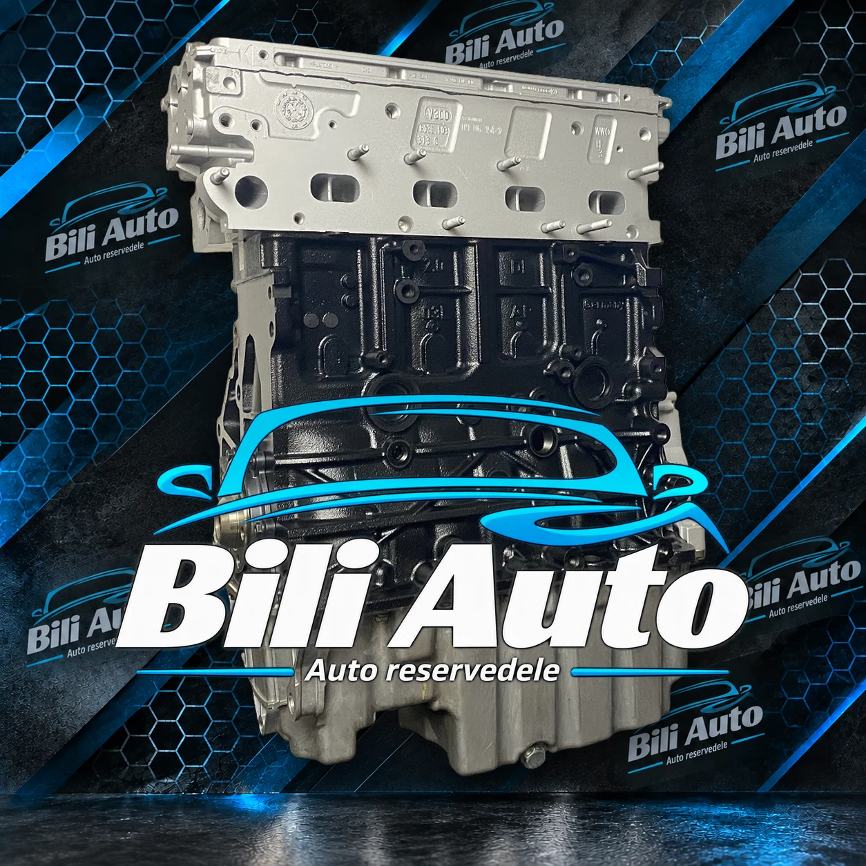 2.0 TDI BiTDI VW Transporter T5 T6 Crafter Amarok CDC CFC CKU CSH CKT - renoveret motor (long block) - Billede 5