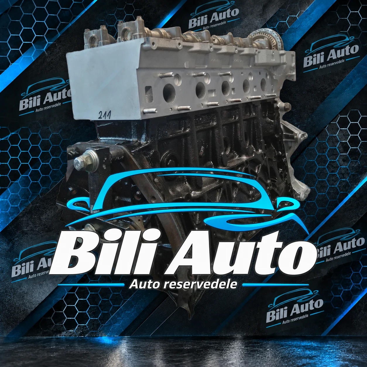 Mercedes-Benz C / CLK OM 612.962 - renoveret motor (long block) - Billede 4