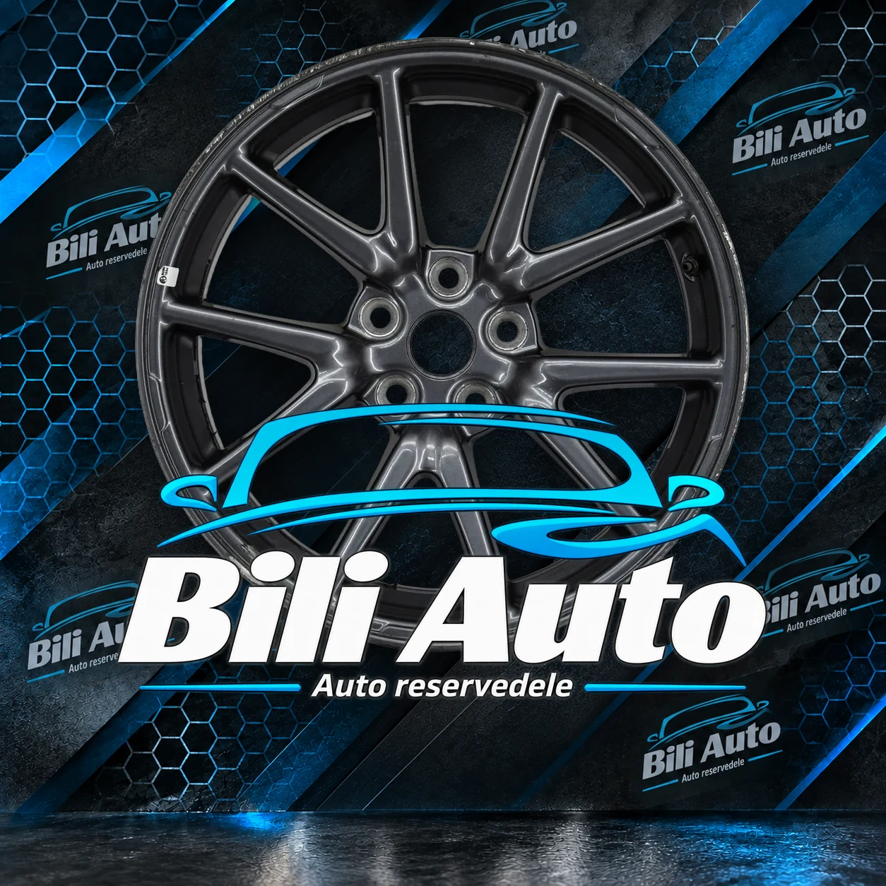 Tesla alufælg 1044221-00-C 18 5X114 ET40 1 stk, brugt