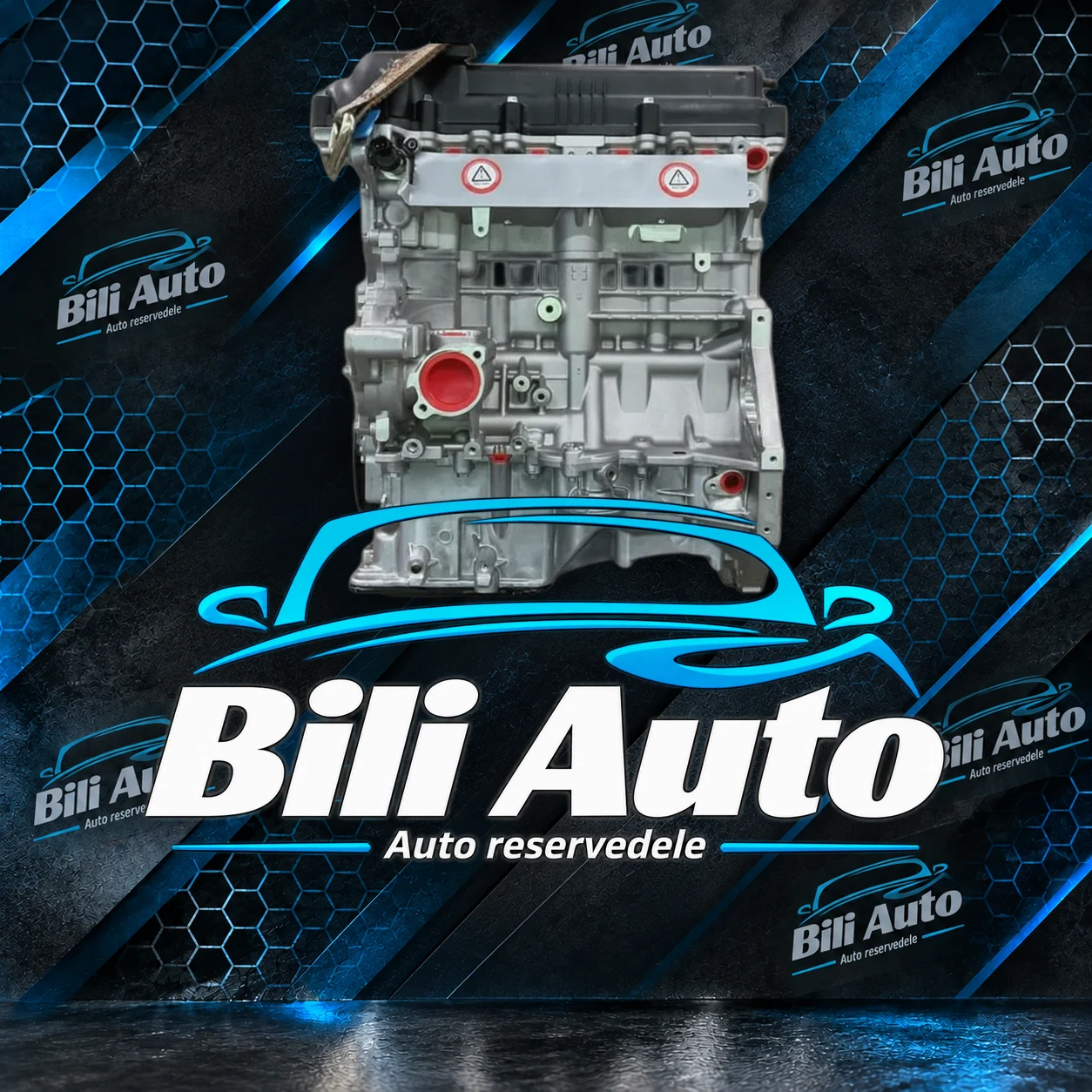 Hyundai I30 1.6 G4FC 129 HK 95kW ny long block GDHB5P7 - fabriksny motor - Billede 4