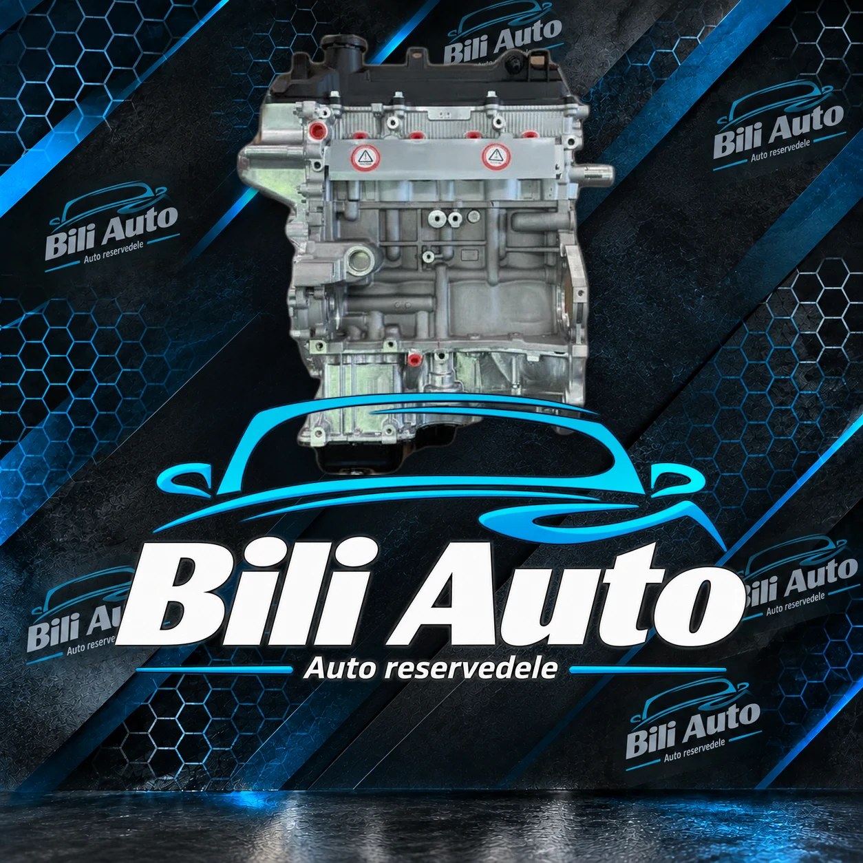 Kia Rio 1.4 G4LC 99 HK 73kW ny long block G4LCN - fabriksny motor