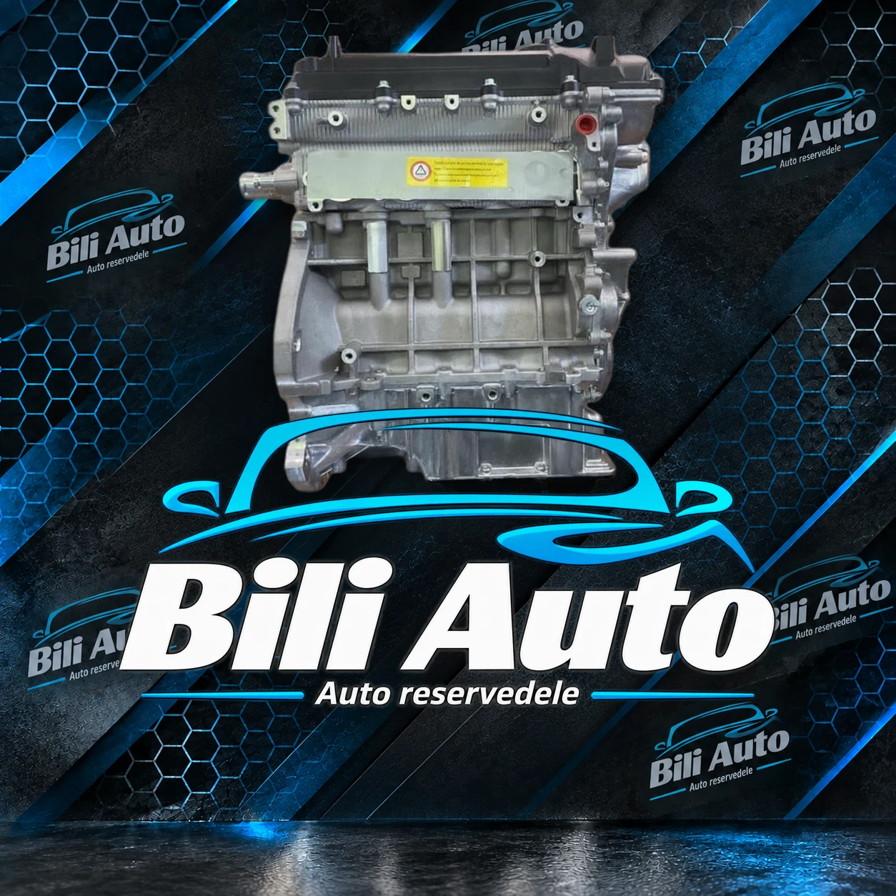 Kia Rio 1.4 G4LC 99 HK 73kW ny long block G4LCN - fabriksny motor - Billede 2