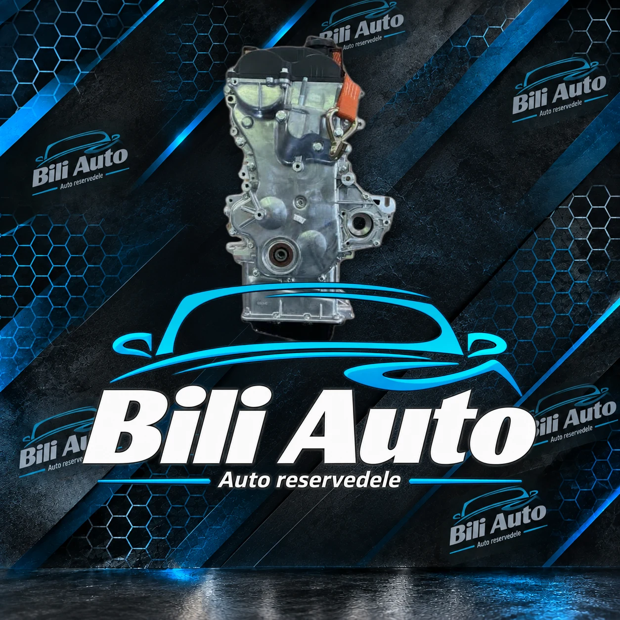 Kia Rio 1.4 G4LC 99 HK 73kW ny long block G4LCN - fabriksny motor - Billede 3