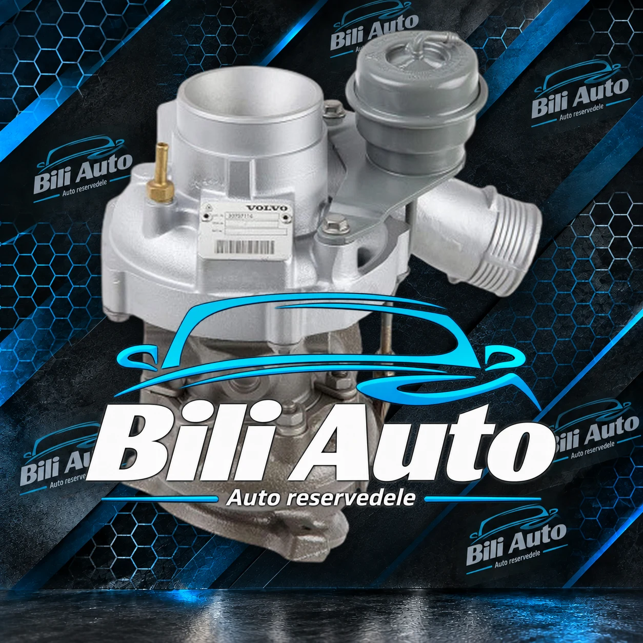 Turbolader Volvo S60 V70 2.4 T5 260 HK 30650636 53249887401, renoveret