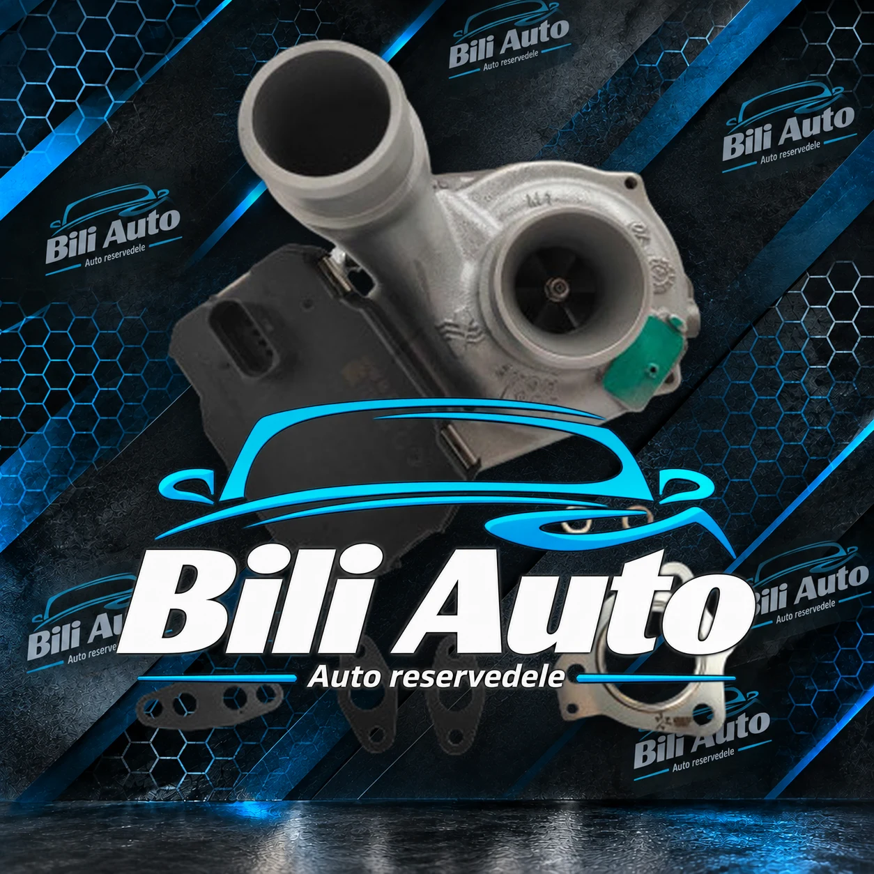 Turbolader Ssang Yong Rodius Korando 2.0 Xdi A6710901080 6710901080 54409880015, renoveret