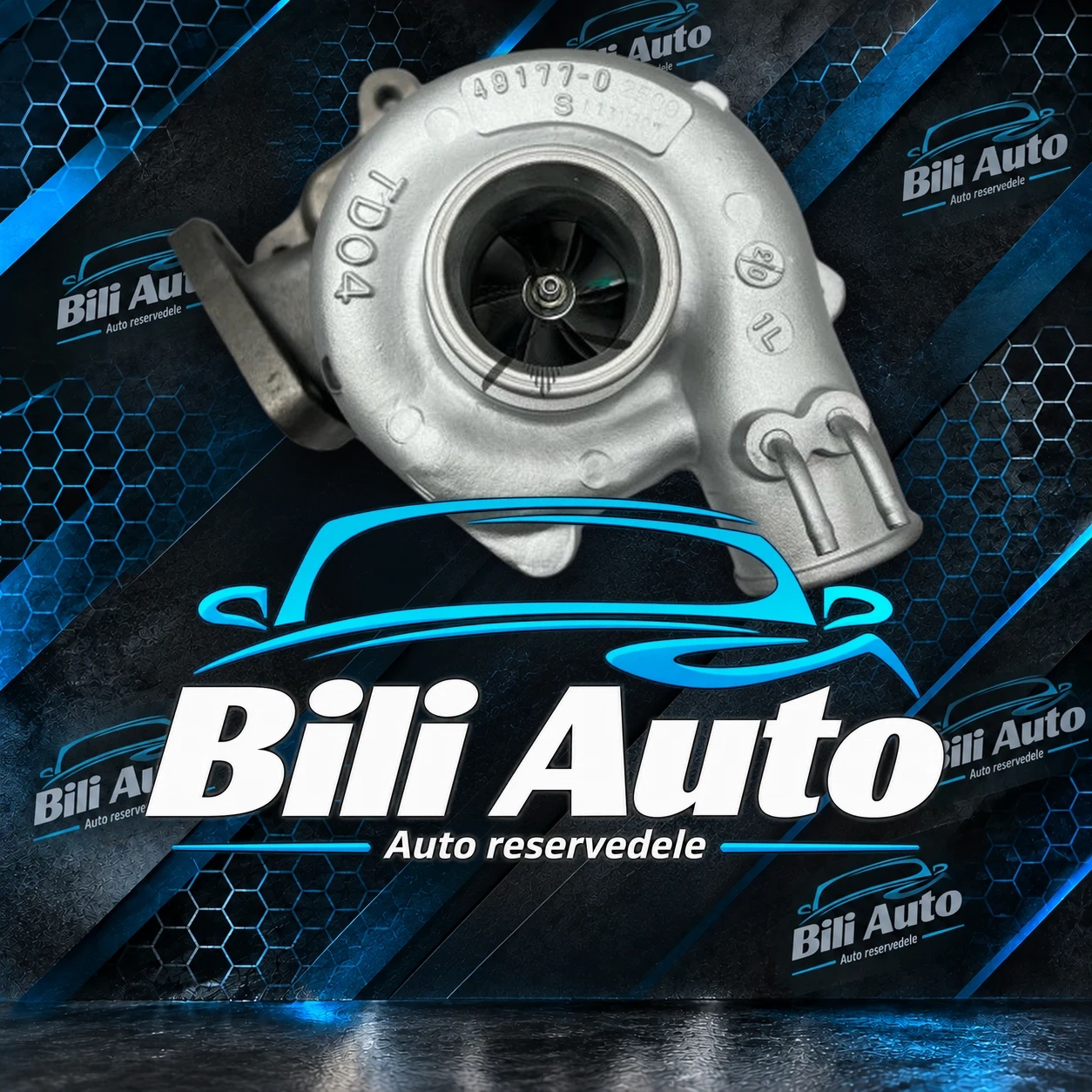 Turbolader Mitsubishi Pajero II 2.5 TD 100 HK 49177-02500, renoveret
