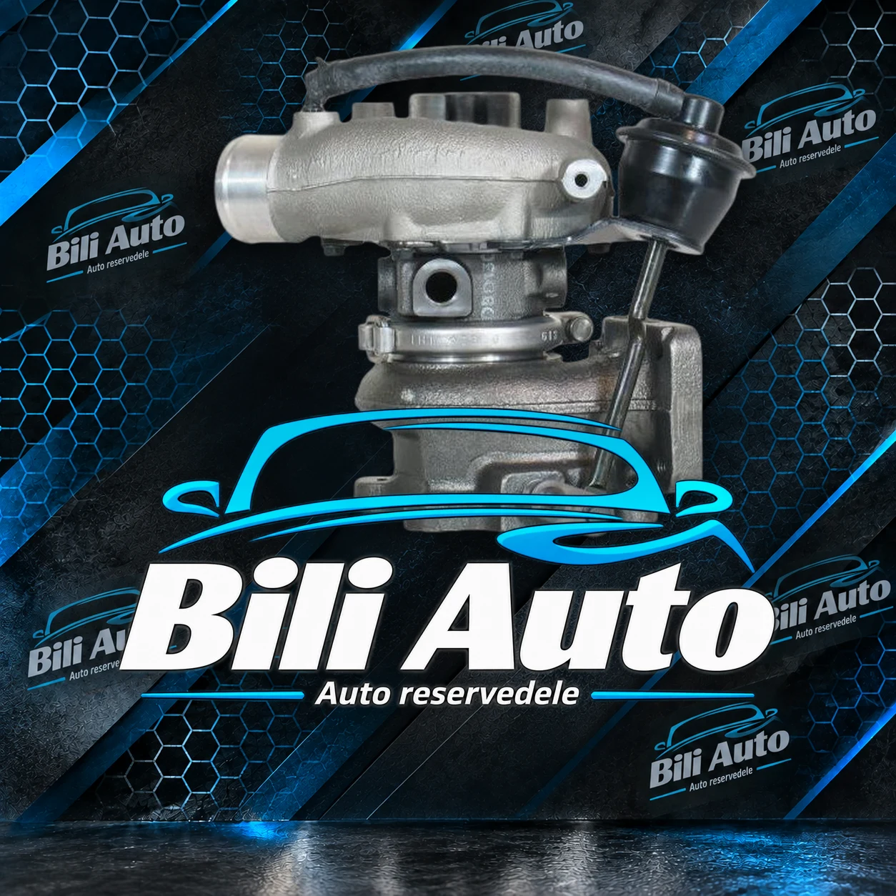 Turbolader KIA Retona Sportage 2.0 TD 83 HK T101B KT10-1B 0K058-13700C, renoveret