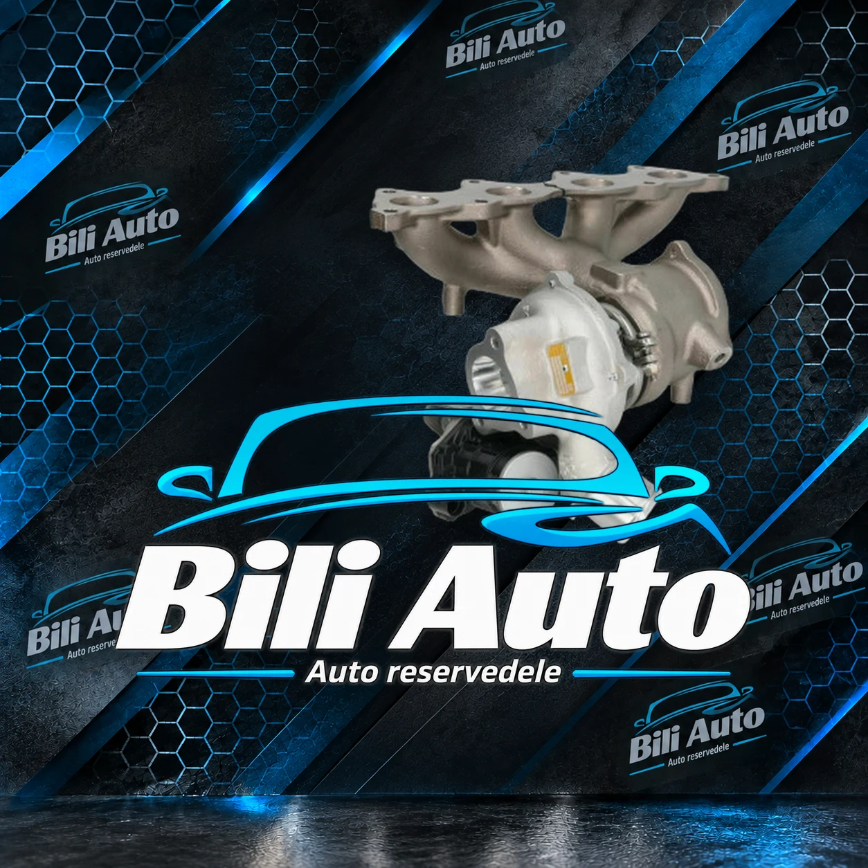 Turbolader KIA Optima Hyundai Sontata Veloster 1.6 T-GDI 180 HK 16389700018, renoveret