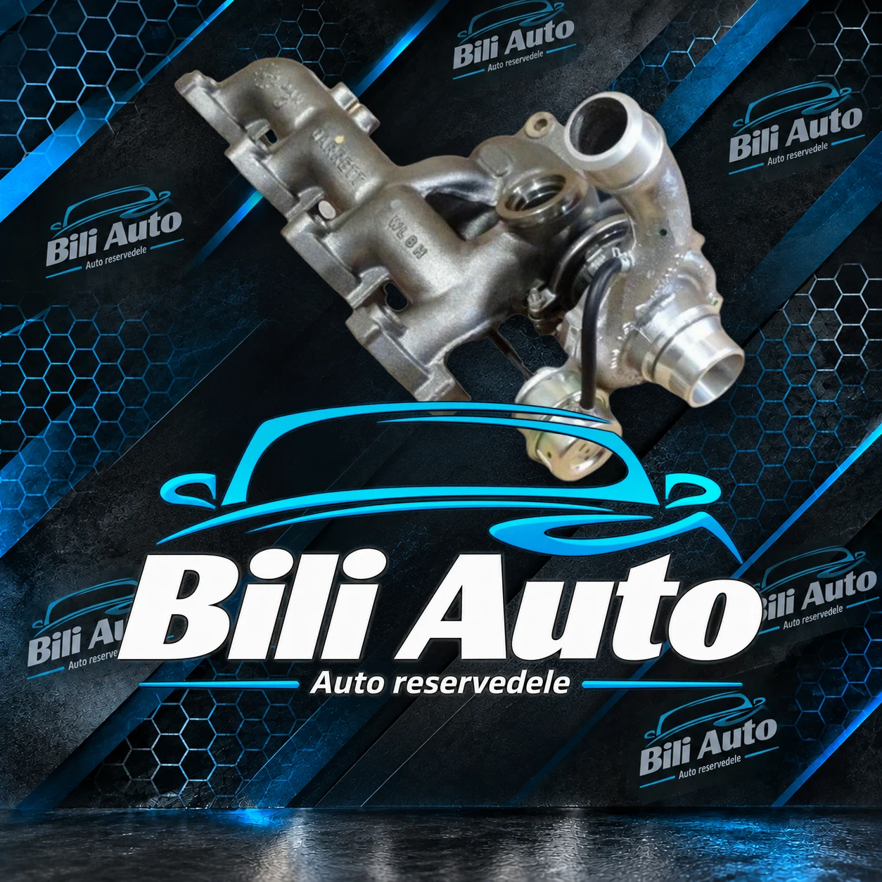 Turbolader Ford Transit Connect 1.8 90 HK 1406184 1543173 1736553 802419-5008S, renoveret
