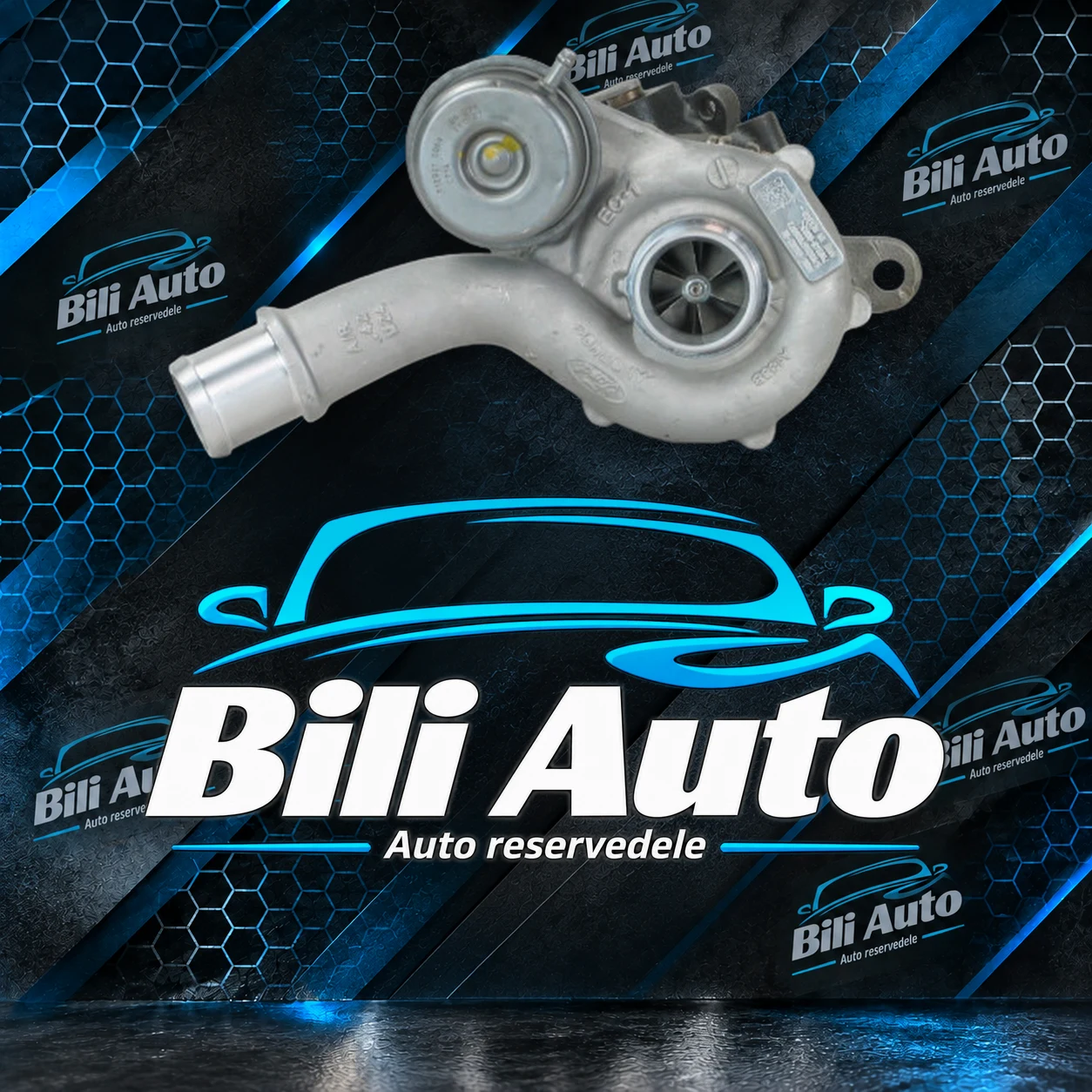 Turbolader Ford Taurus 3.5 370 HK EcoBoost AA5E6K682BF 790318-5006S, renoveret