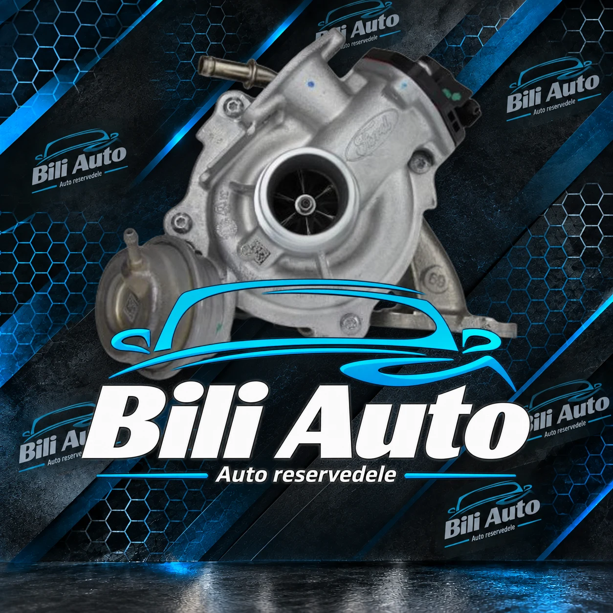 Turbolader Ford Focus Tourneo Connect Fiesta C-MAX B-MAX 1.0 EcoBoost 100 2008152, renoveret