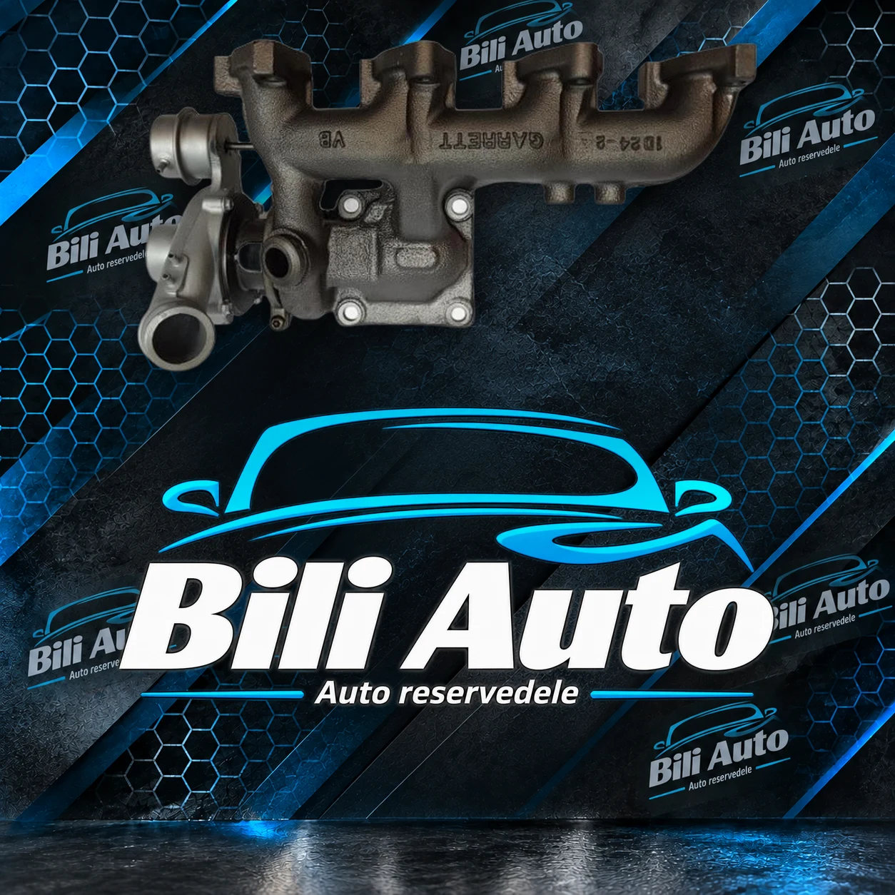 Turbolader Ford Fiesta V 1.8 Di 75 HK 1101619 703863-0002, renoveret